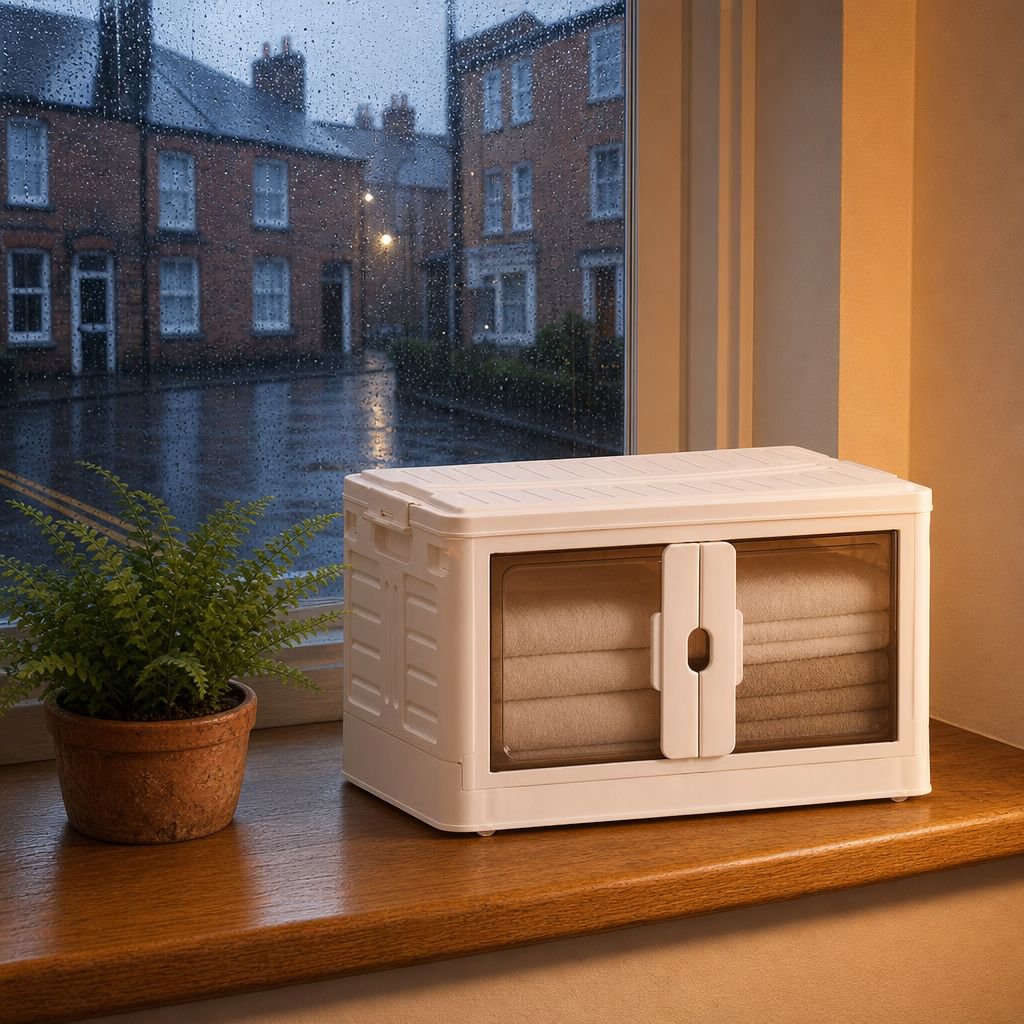 Portable storage box for easy transportation