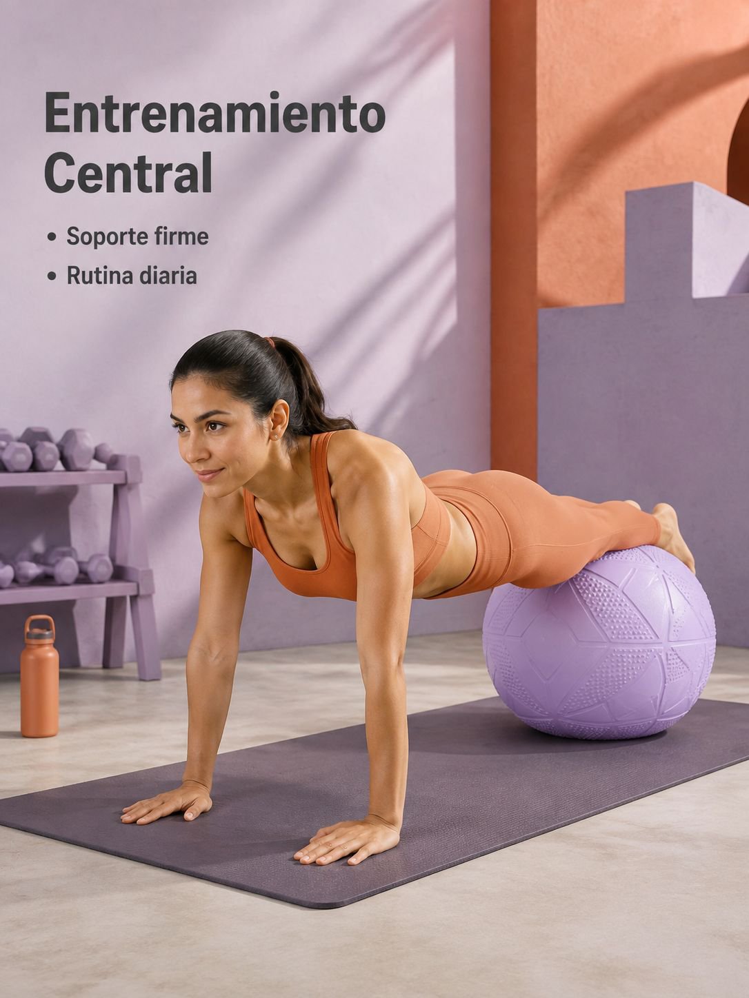 Pelota de yoga antiexplosión reforzada para modelar el cuerpo