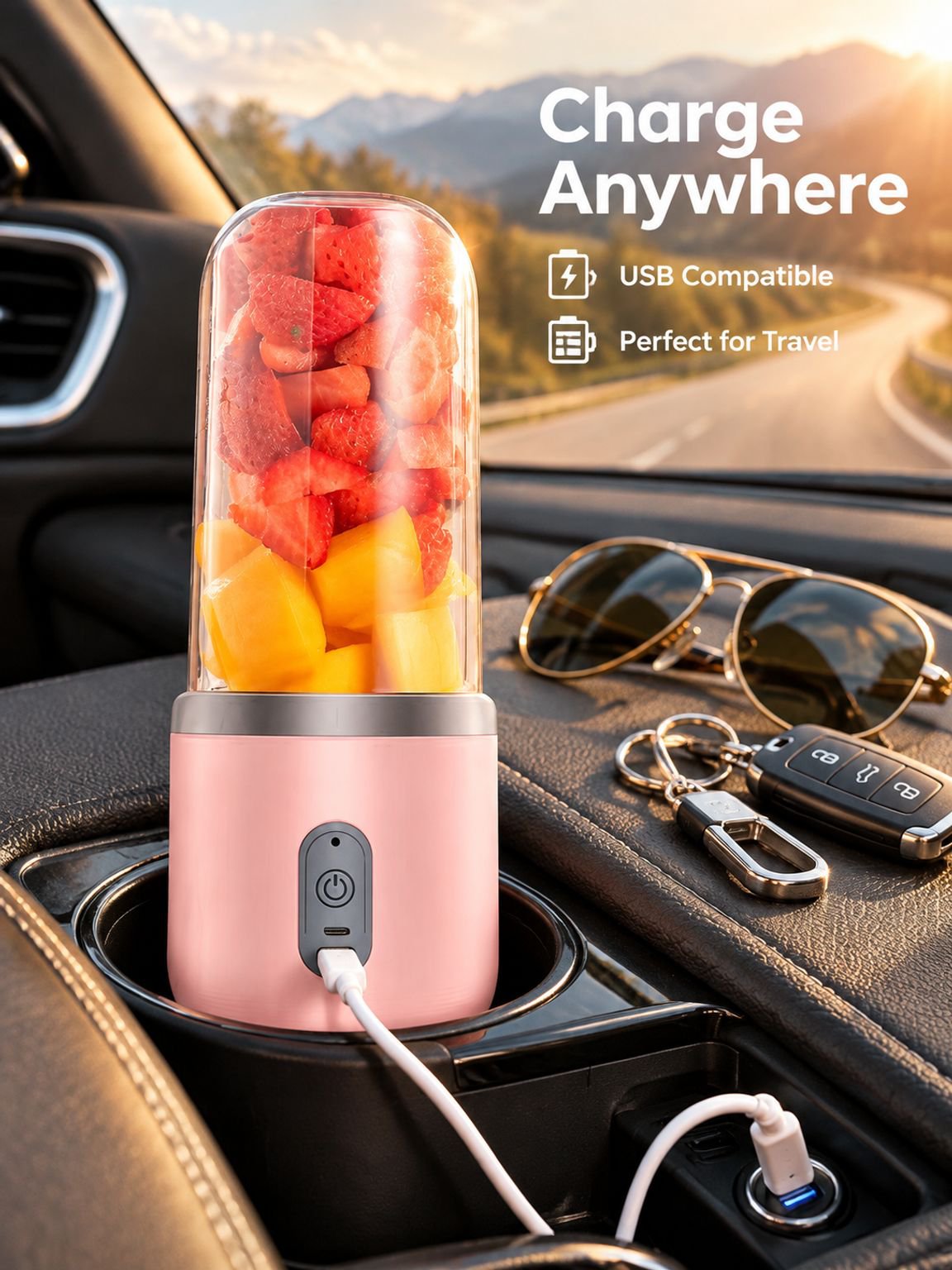 Portable Outdoor Rechargeable Juicer Cup