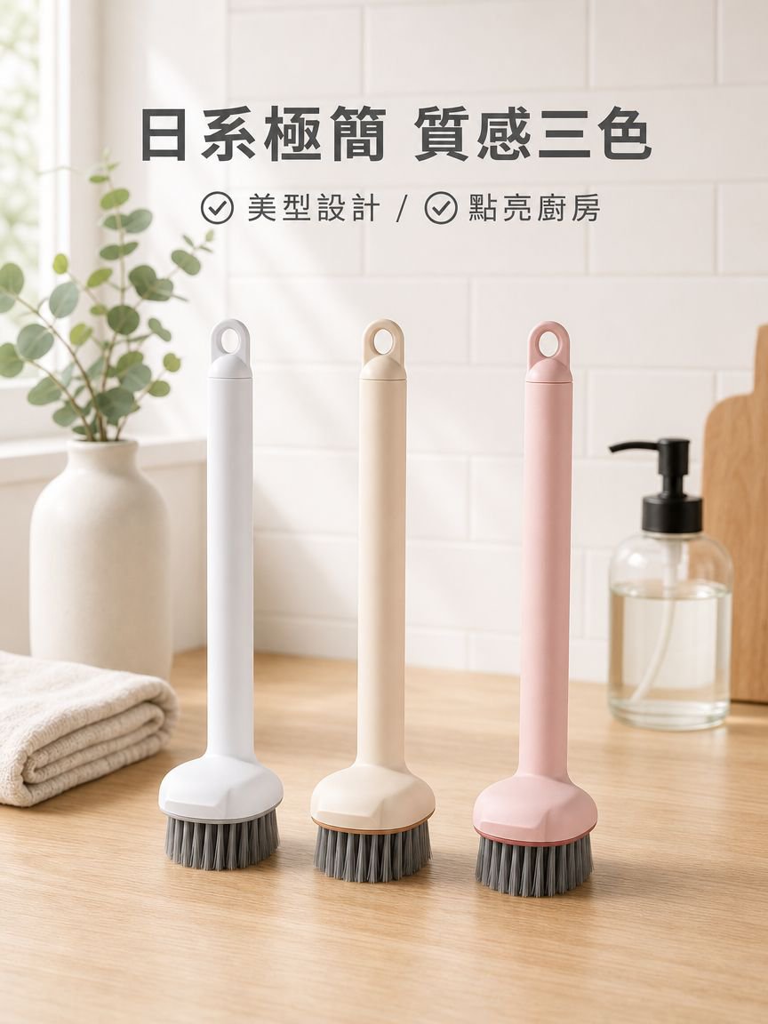 二合一旋轉鍋刷