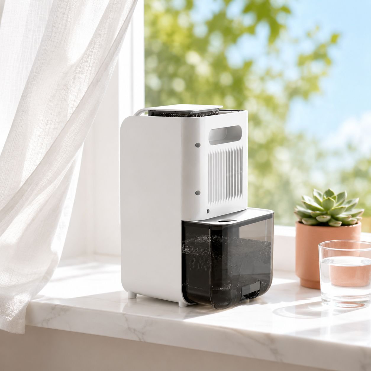 Energy-saving mini dehumidifier for home