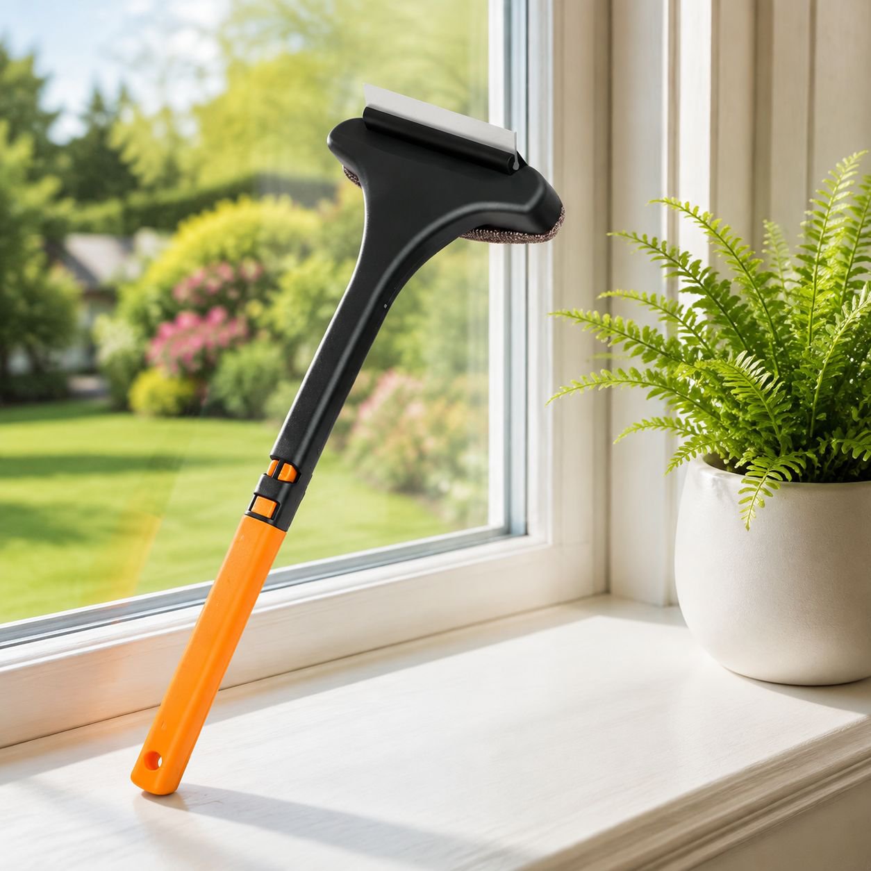 Flexible Curtain Squeegee, Quick Drying, Multi-Purpose Cleaning Tool
