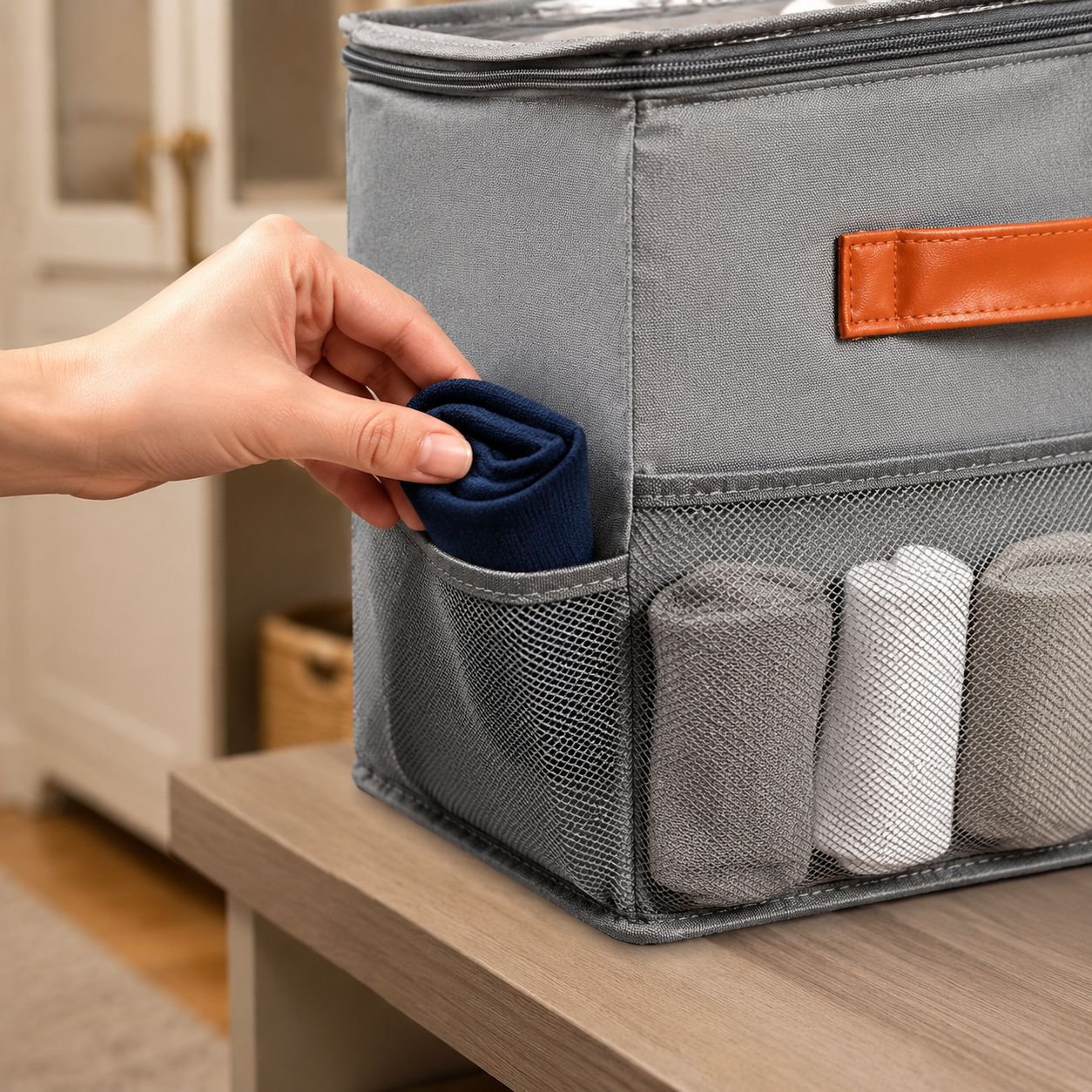 Gabinete de almacenamiento para zapatos de estilo casual