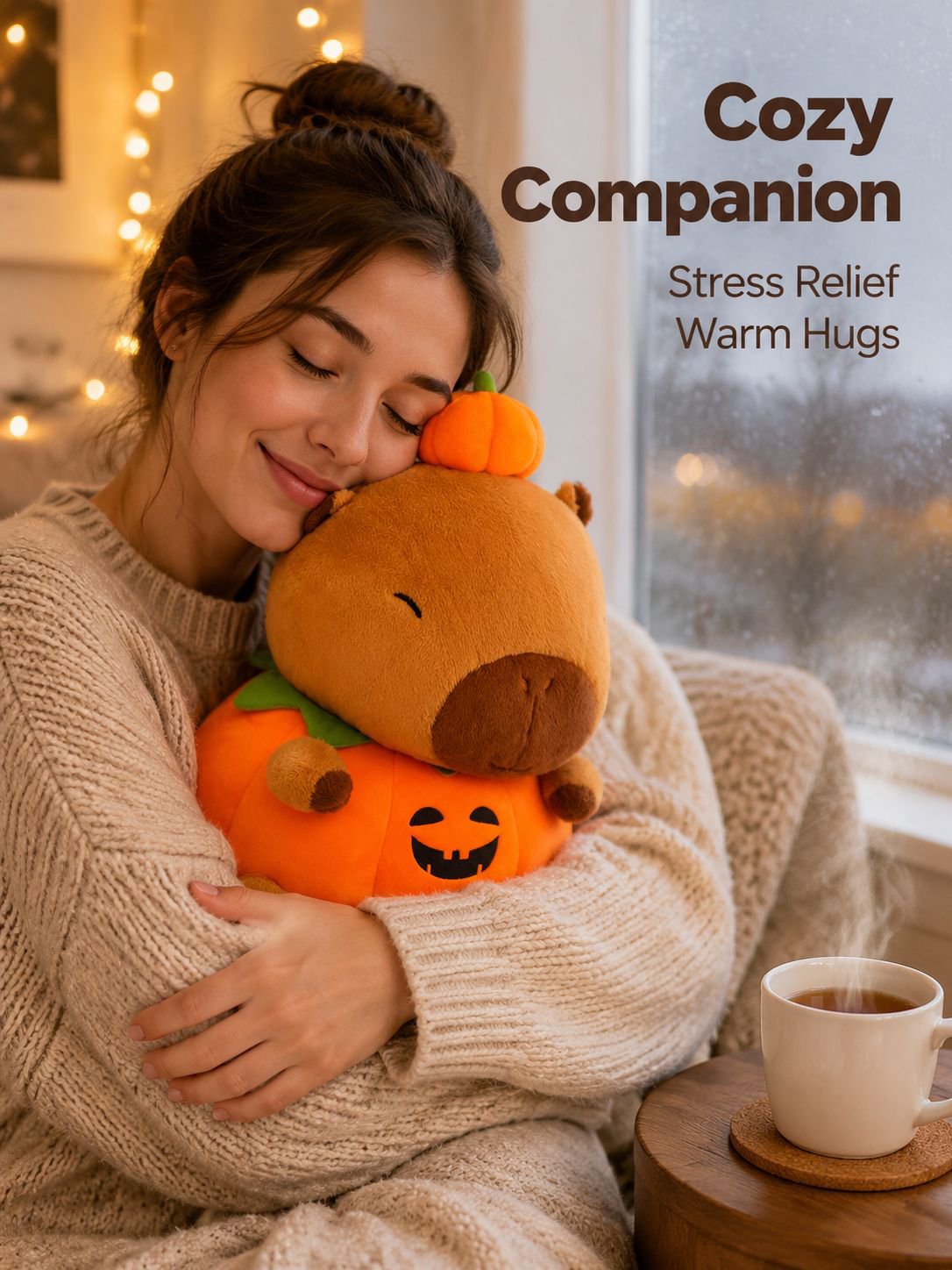 JMY - Pumpkin Capybara Plush Toy