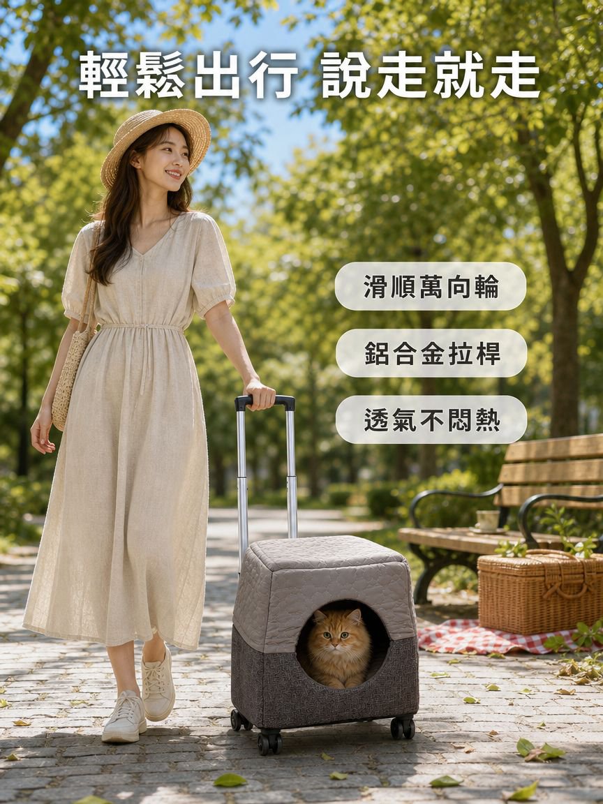 可拆可移動貓狗窩