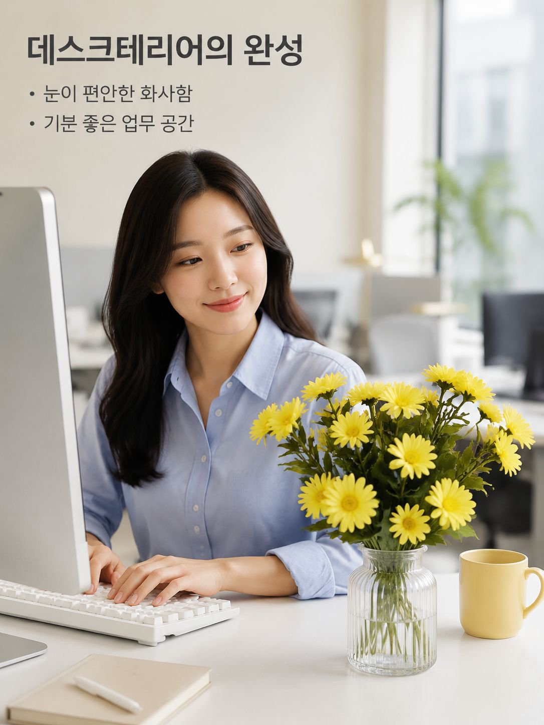 인조 작은 데이지 꽃다발 장식 조화