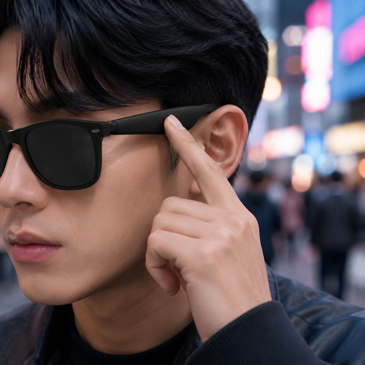 스마트 AI 번역 블루라이트 차단 블루투스 통화 안경