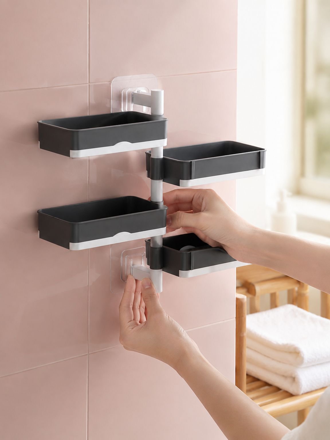 Soporte de jabón innovador Linjie fácil de instalar