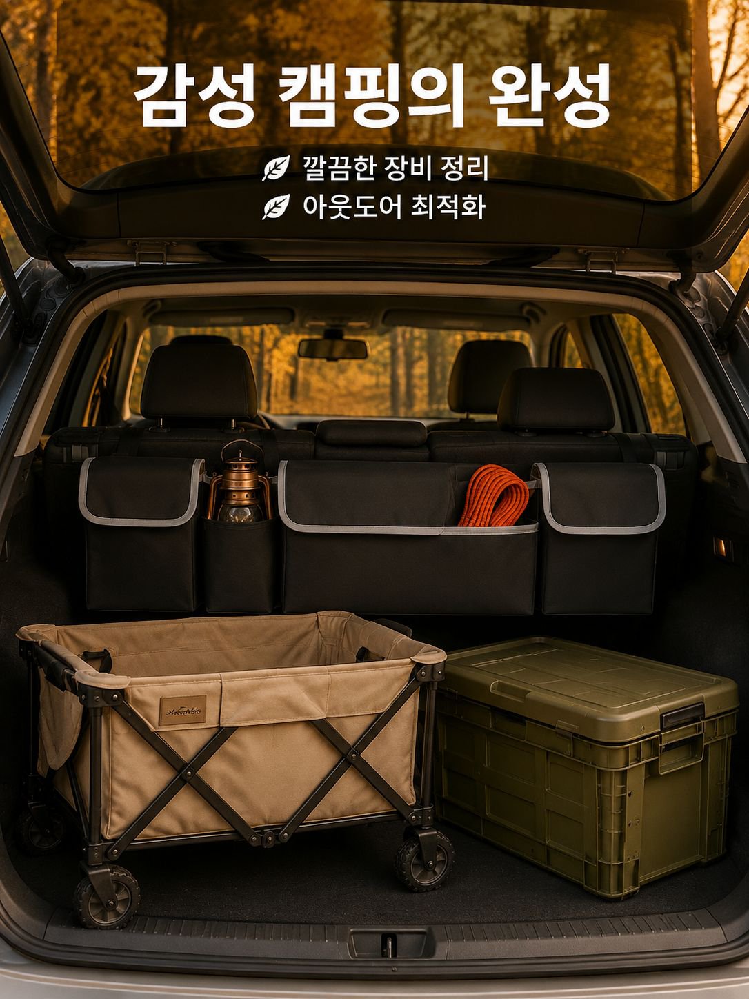 차량 트렁크 정리 수납 가방