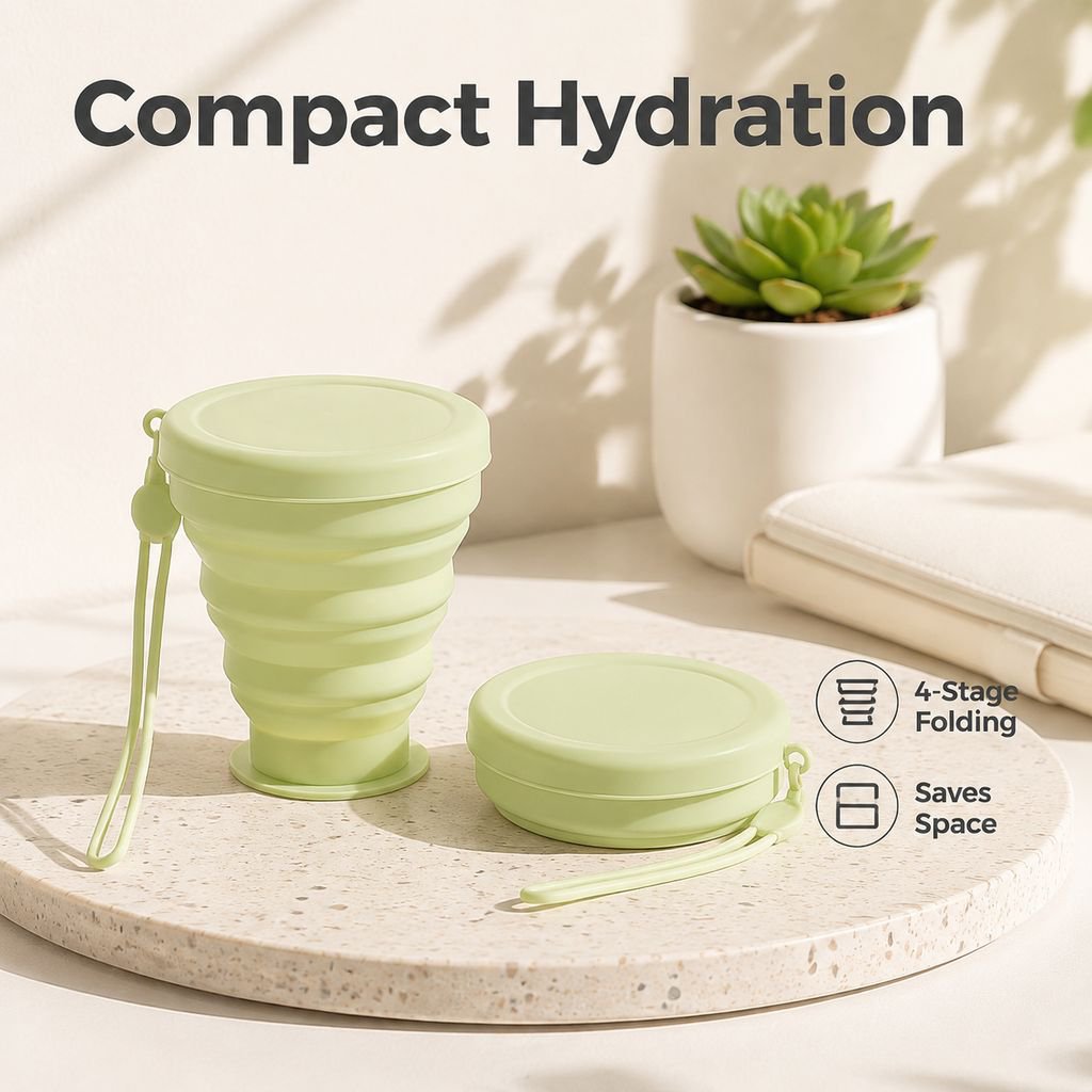 Silicone Foldable Travel Cup