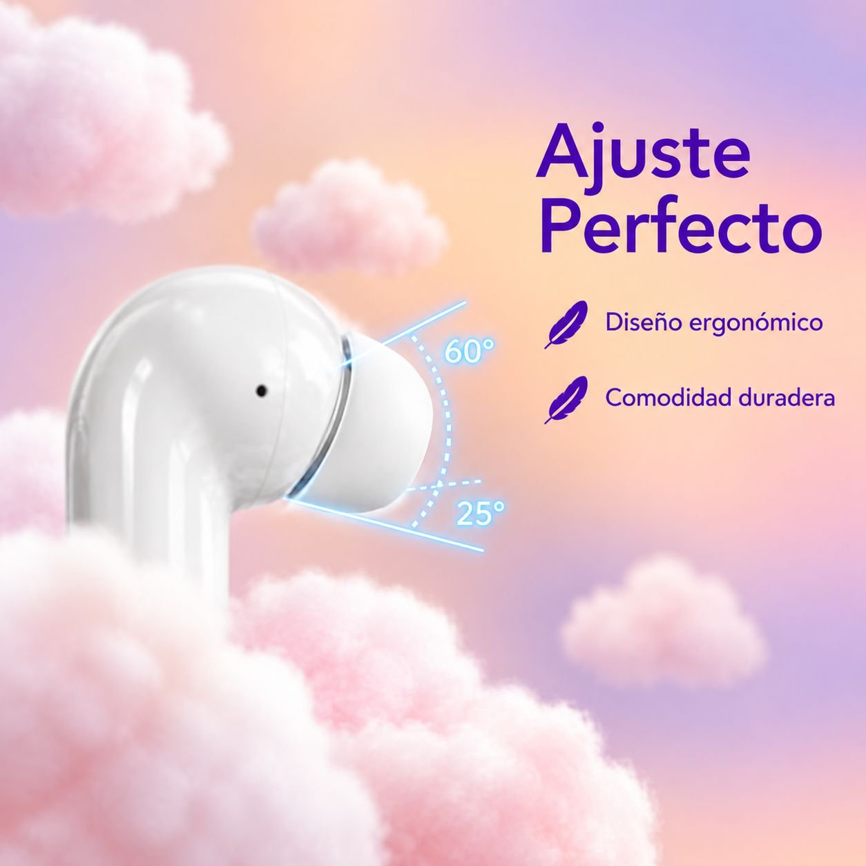 Auriculares Bluetooth Polo con cancelación de ruido y uso cómodo