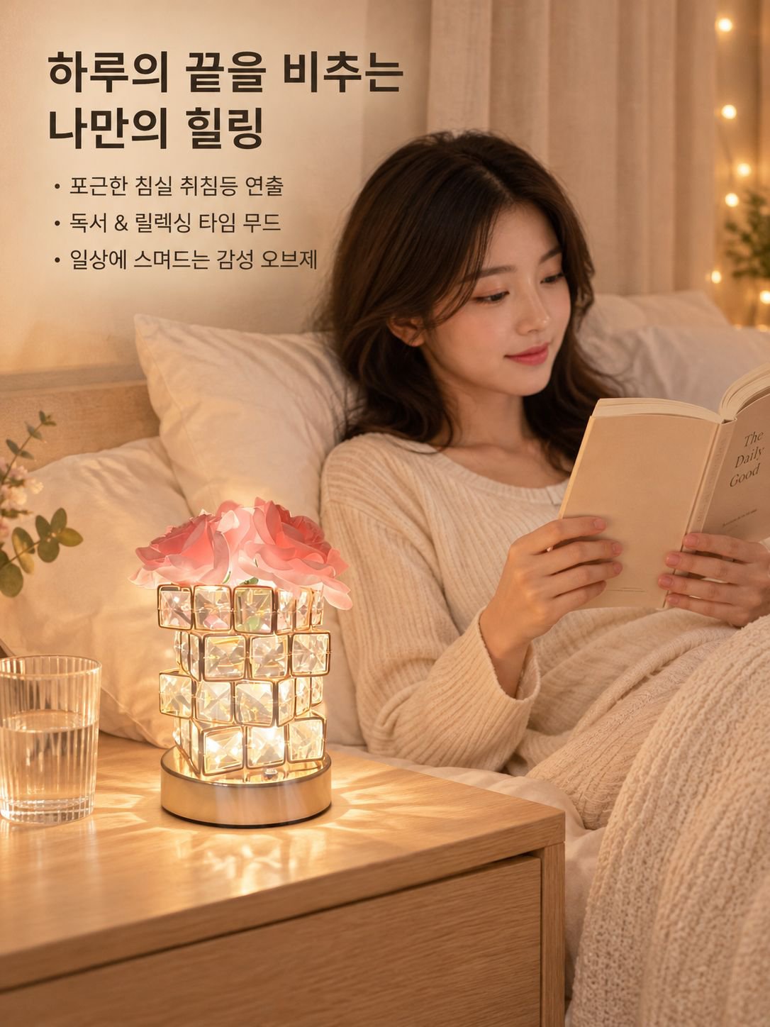LED 로즈 무드등
