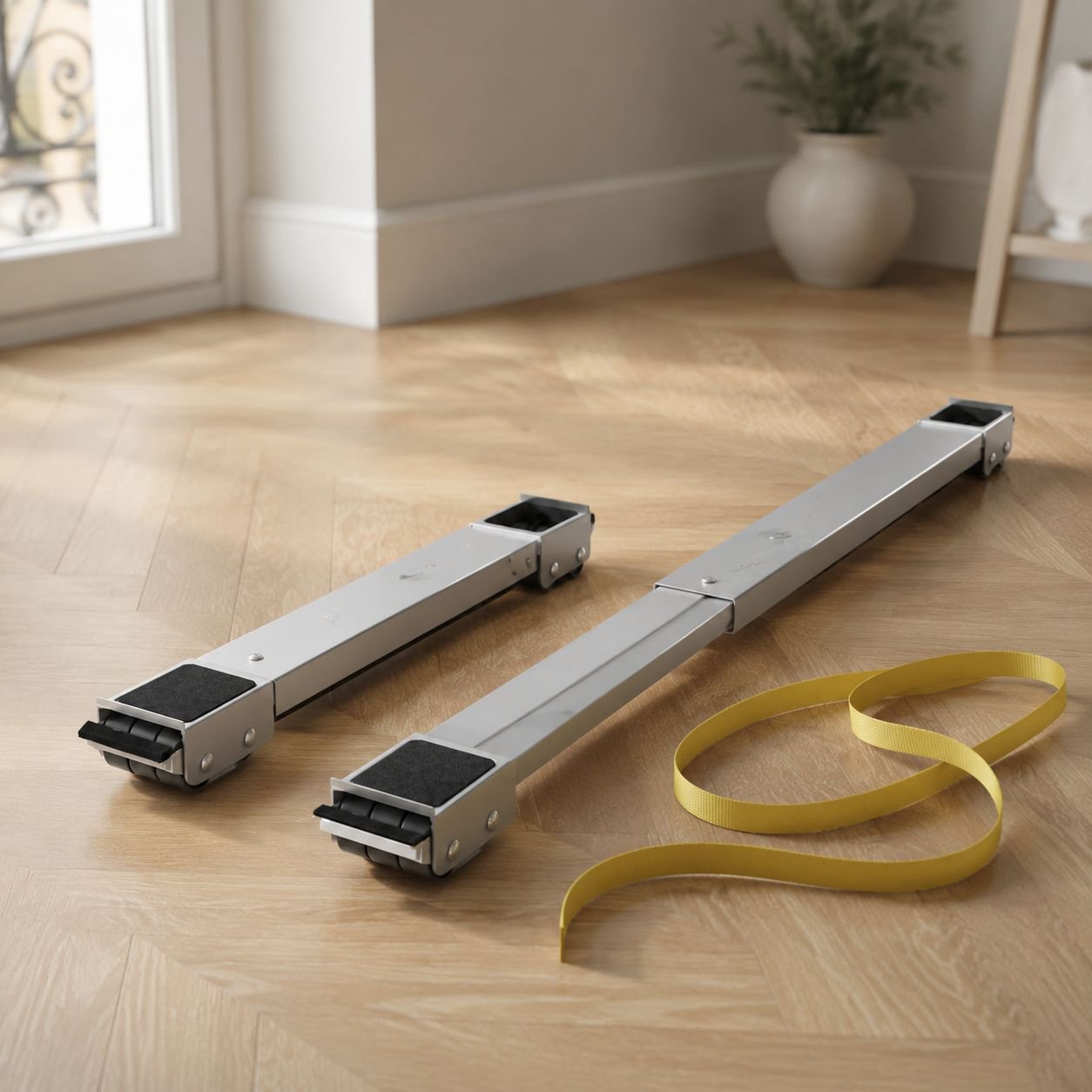 Base antidérapante pour machine à laver en utilisation