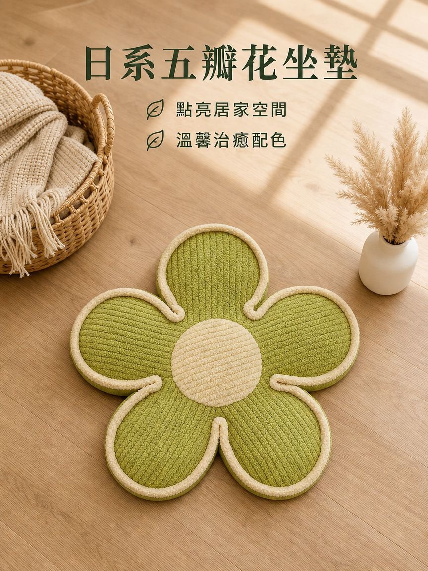 創意花型沙發坐墊