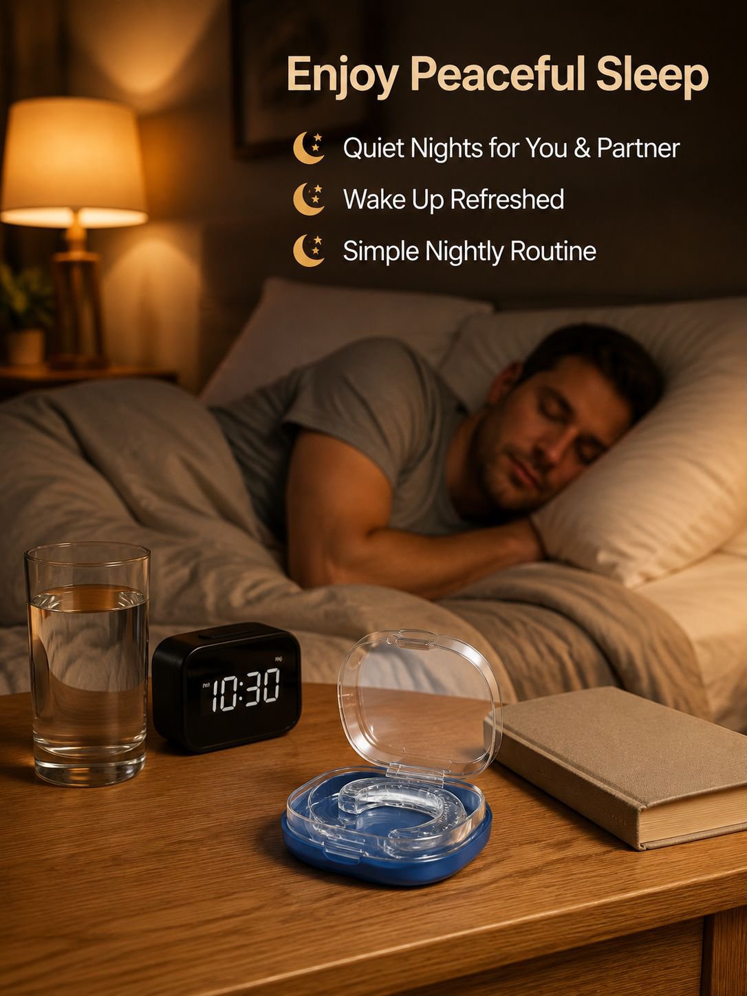 Portable Silicone Snore Guard – Worry-Free Sleep, Anti-Grinding