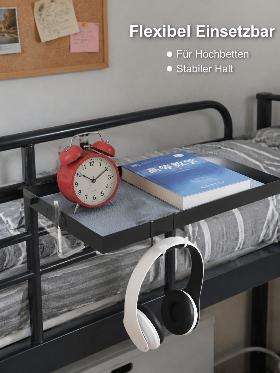 Multifunktionaler Nachttisch Organizer mit Clip
