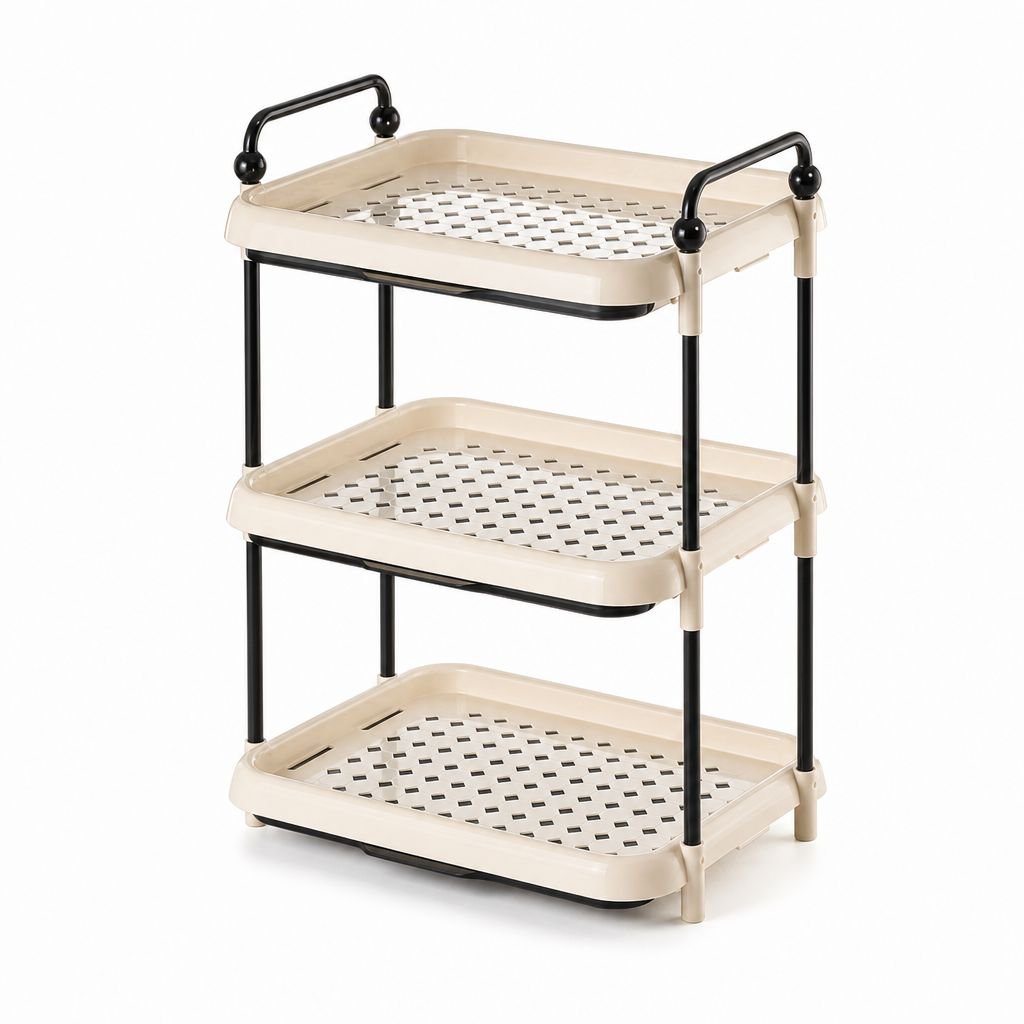 Desktop rack home kitchen cup storage rack living room bathroom drain rack multi-layer plastic stora