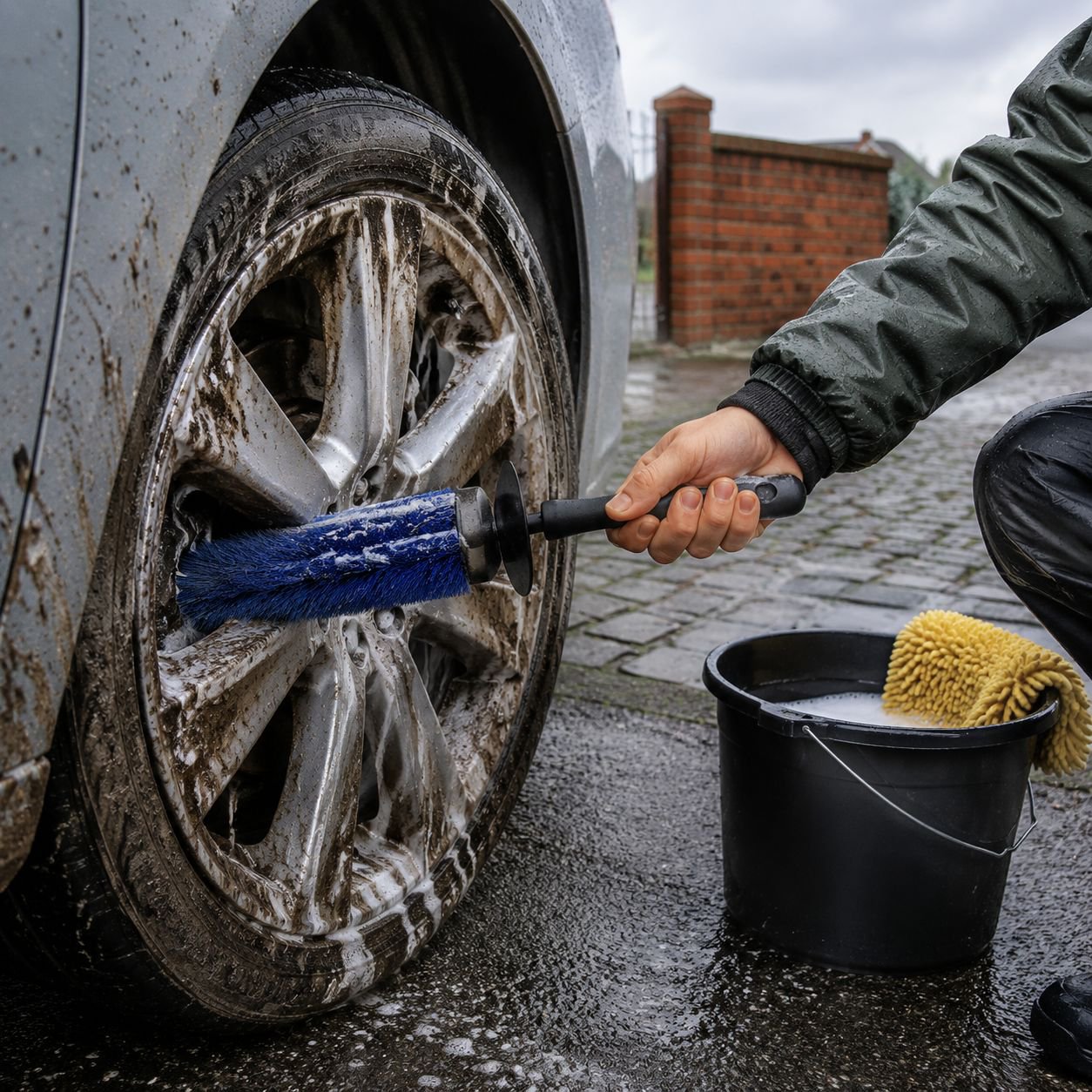 EZ Wheel Brush Kit for Professional Car Wash