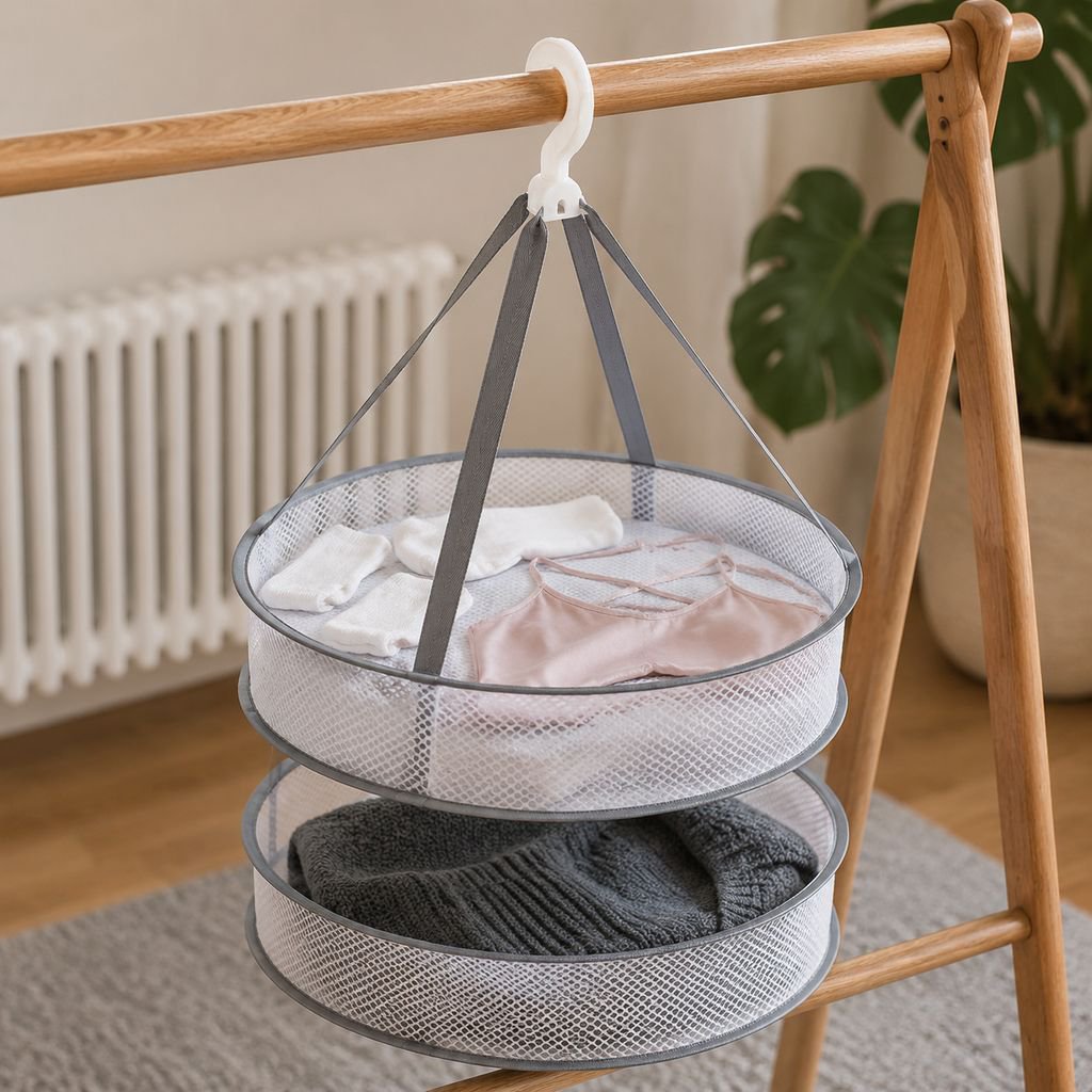 Foldable Double-layer Drying Net Rack