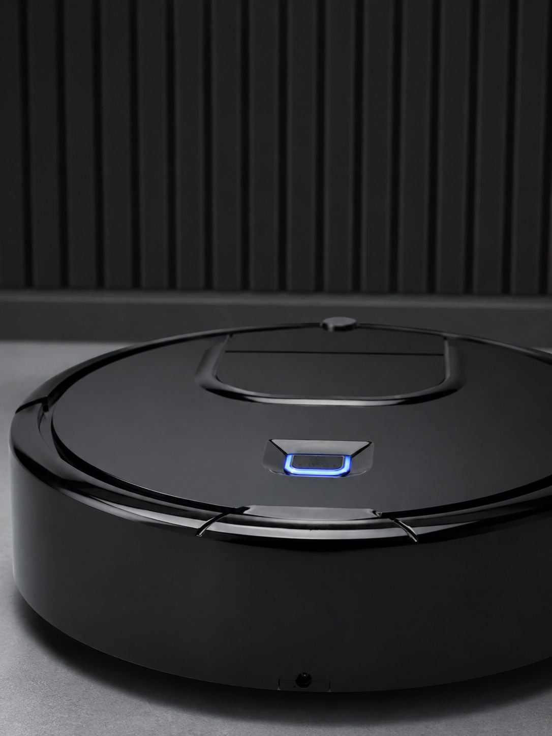 Automatischer Staubsaugerroboter mit Treppensensor starke Saugleistung für Tierhaare und Teppiche