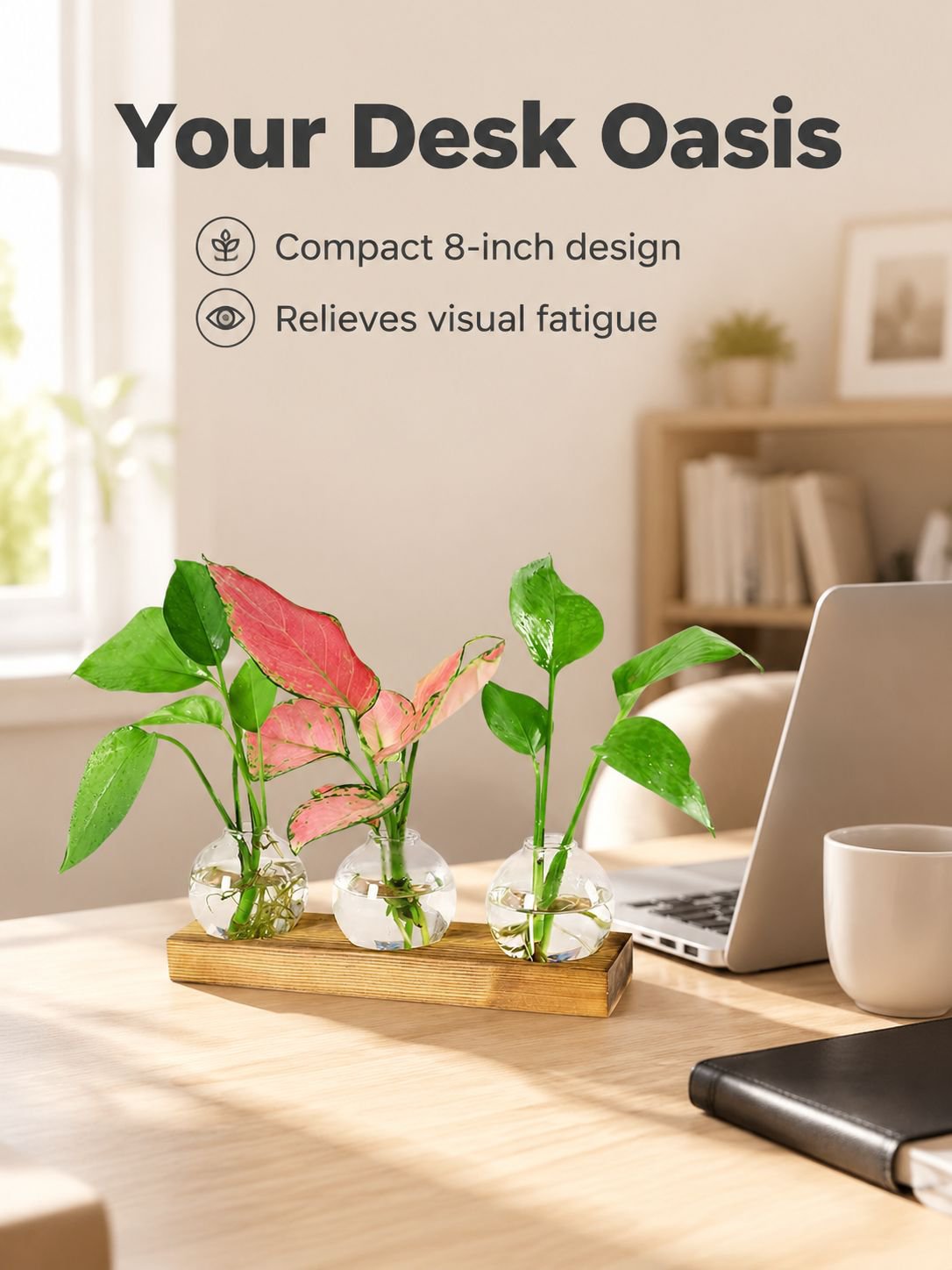Glass light bulb vase