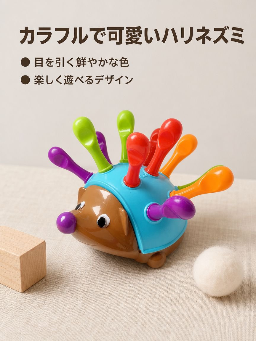 組み立て式知育ハリネズミ玩具