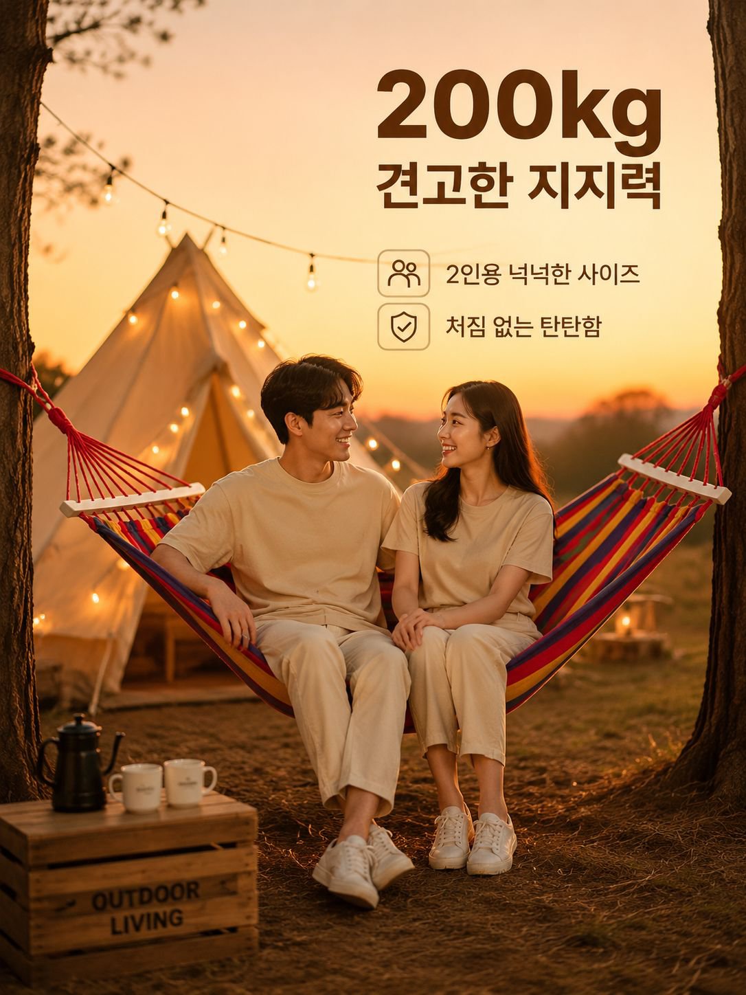넘어지지 않는 해먹 스윙