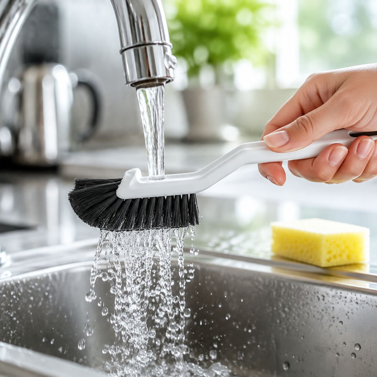 Powerful Tile Cleaning Brush for Bathroom and Kitchen