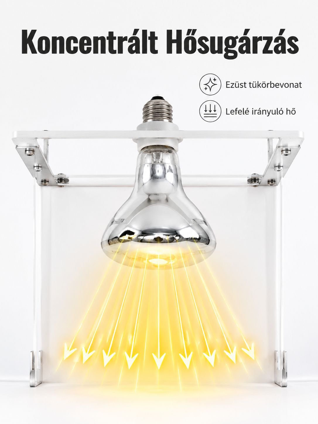 Tenyésztési hőmérő lámpa
