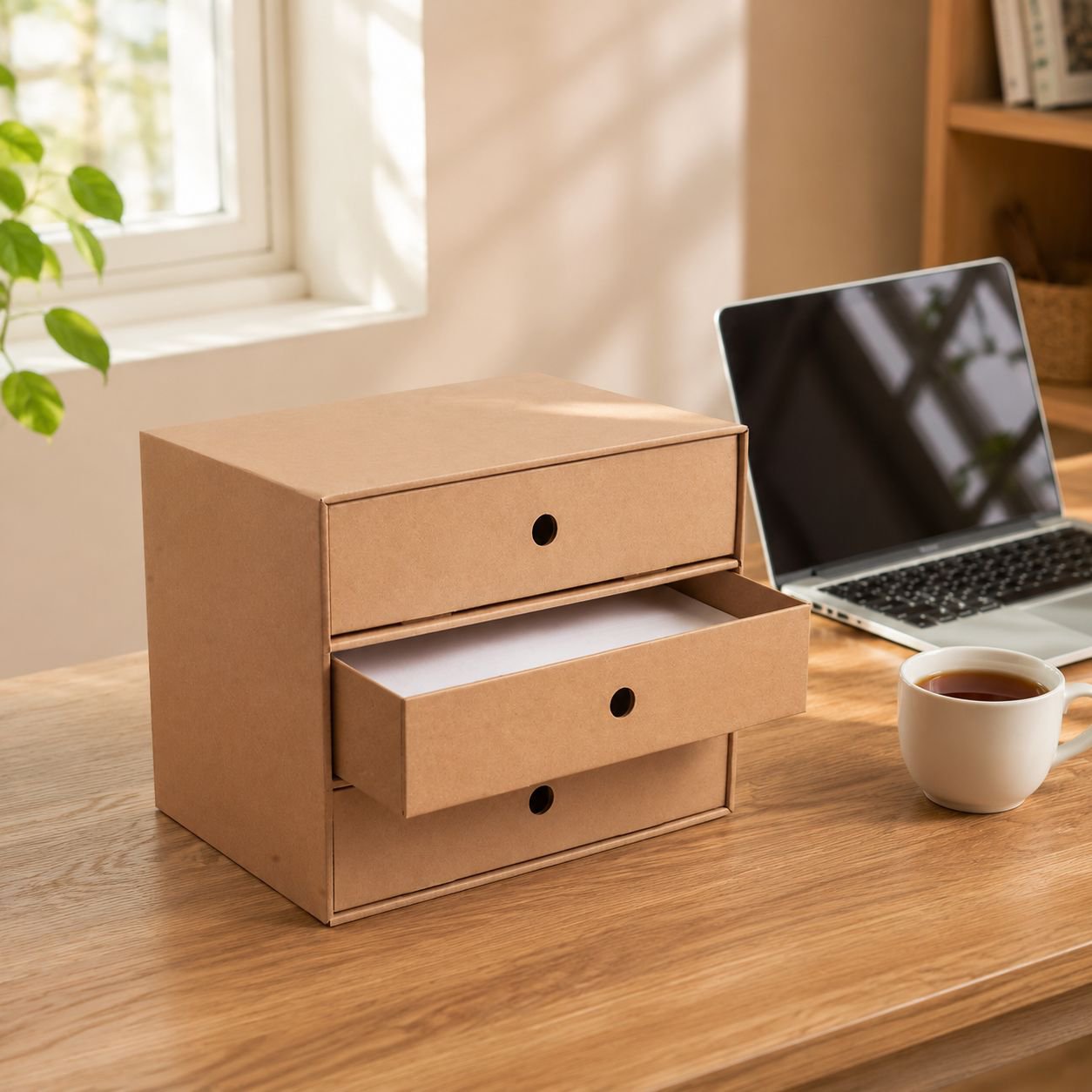 Desktop Multi-functional File Storage Box
