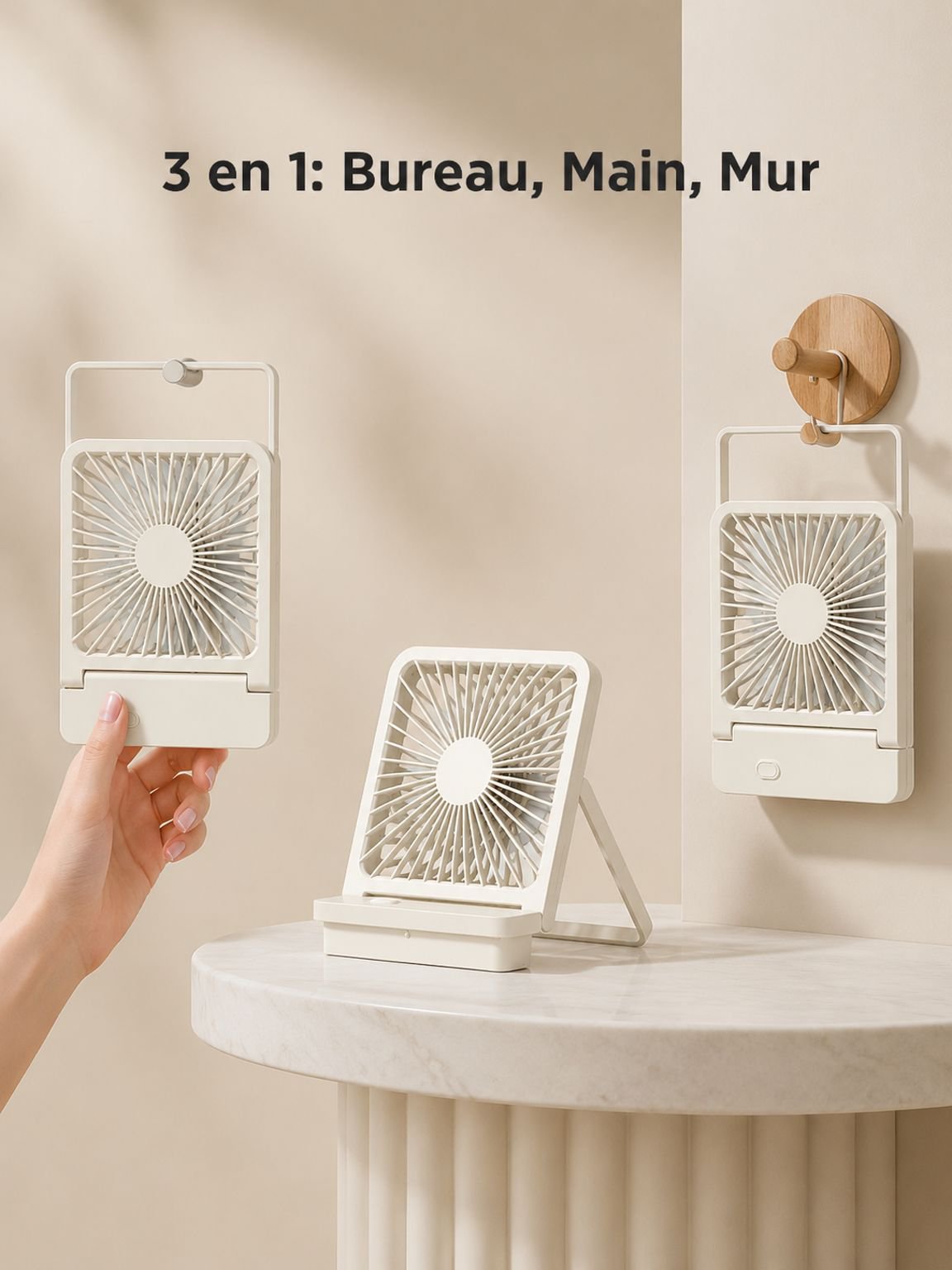 Mini ventilateur portable de bureau