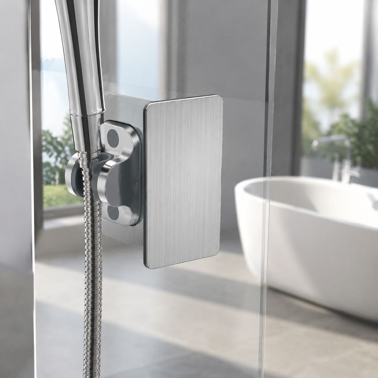 360 degree adjustable shower head bracket wall mount