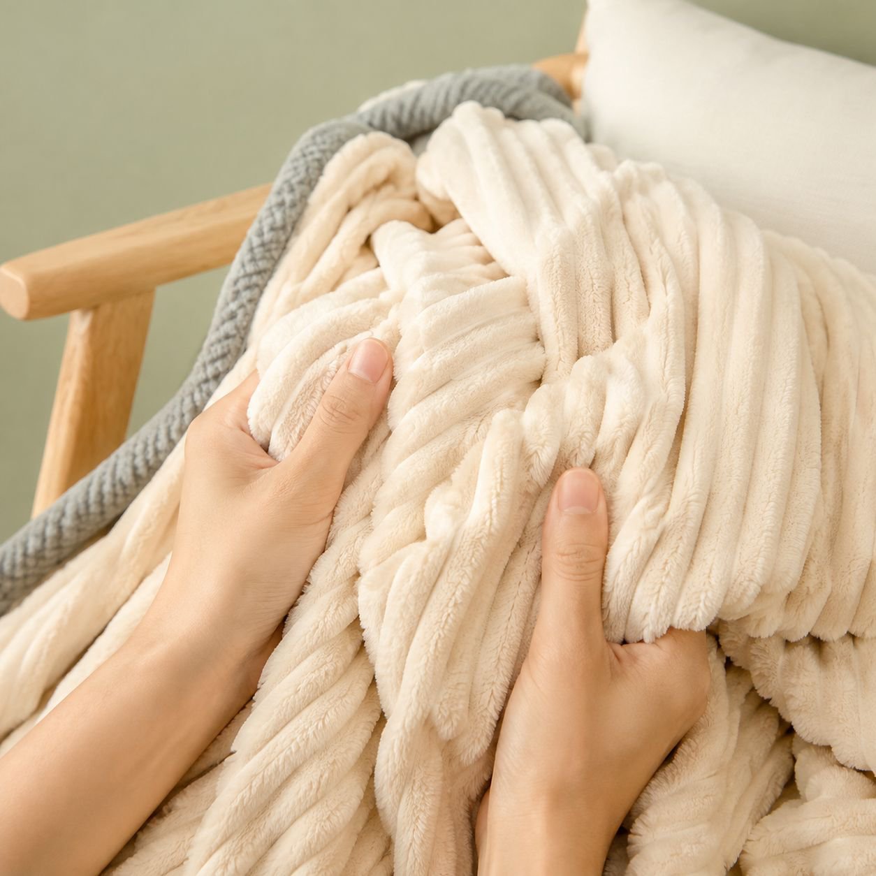 Warm plush blanket for home and office use