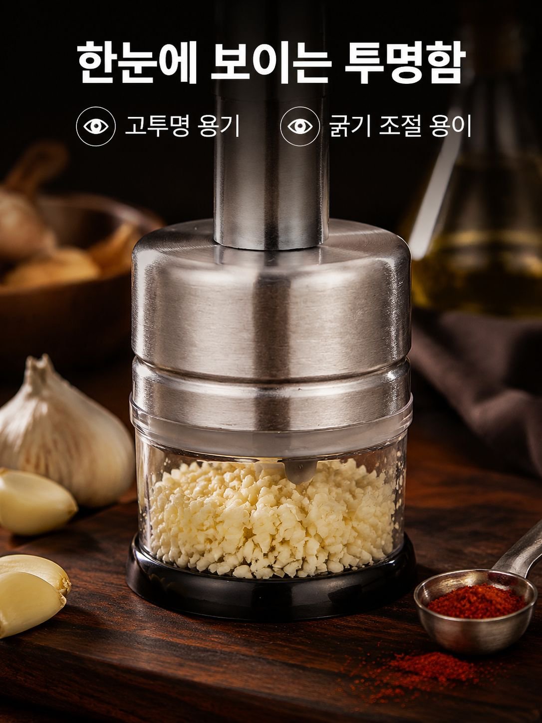 주방 다기능 마늘 분쇄기