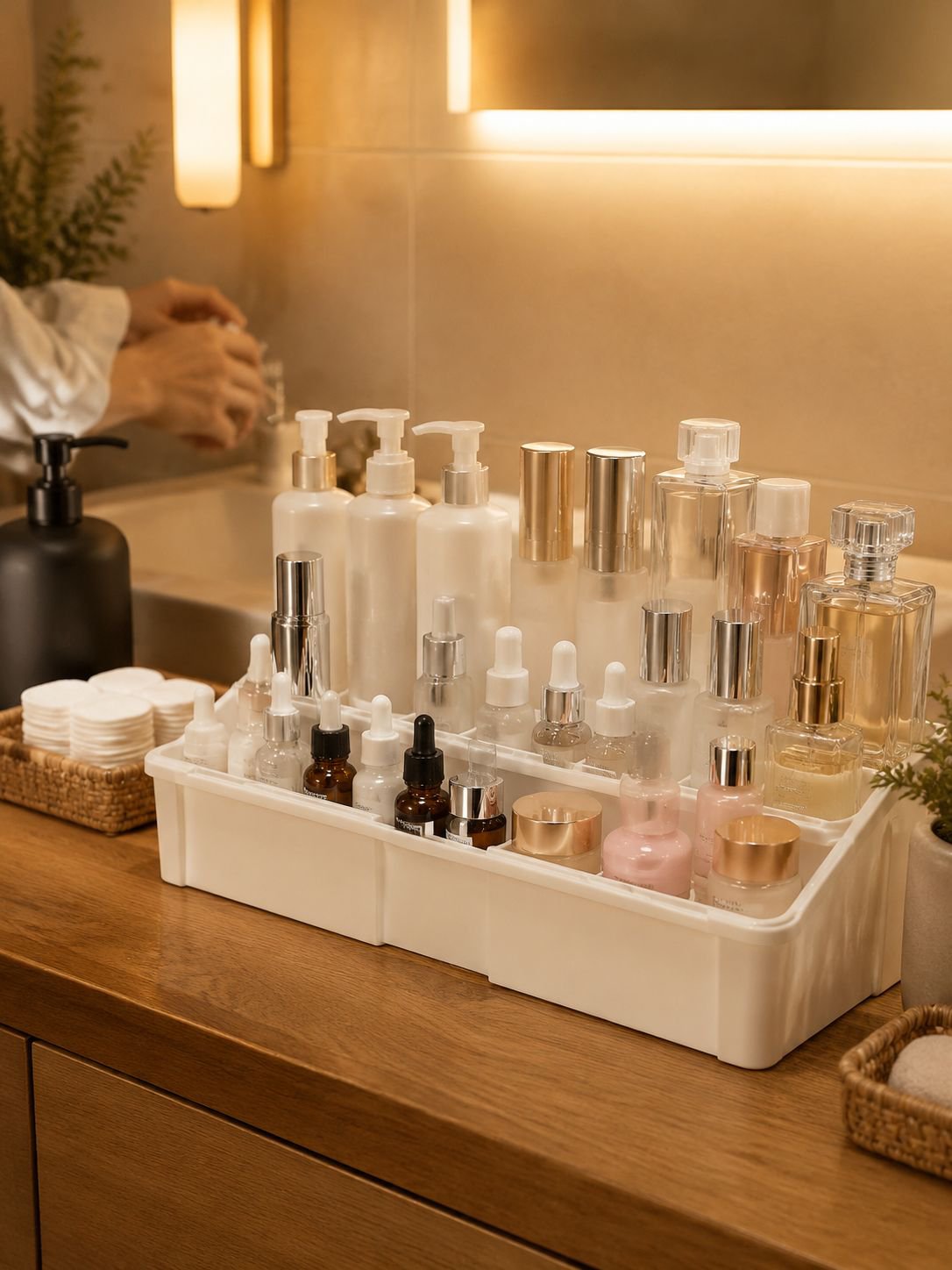 Multi-functional organizer box for home and office use