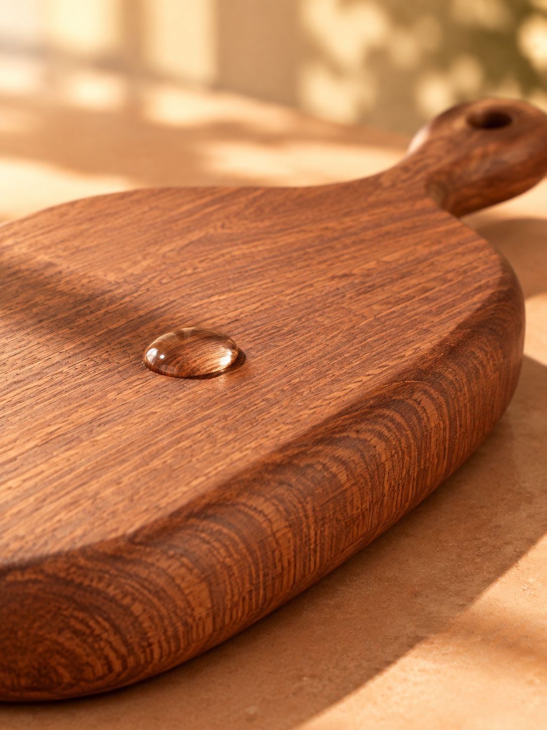 Tabla de cortar de ébano multifuncional para la cocina