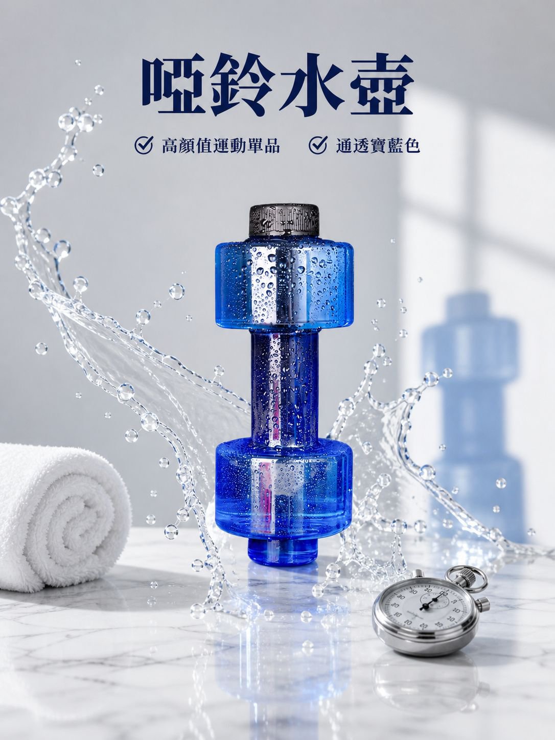 多功能注水啞鈴水瓶