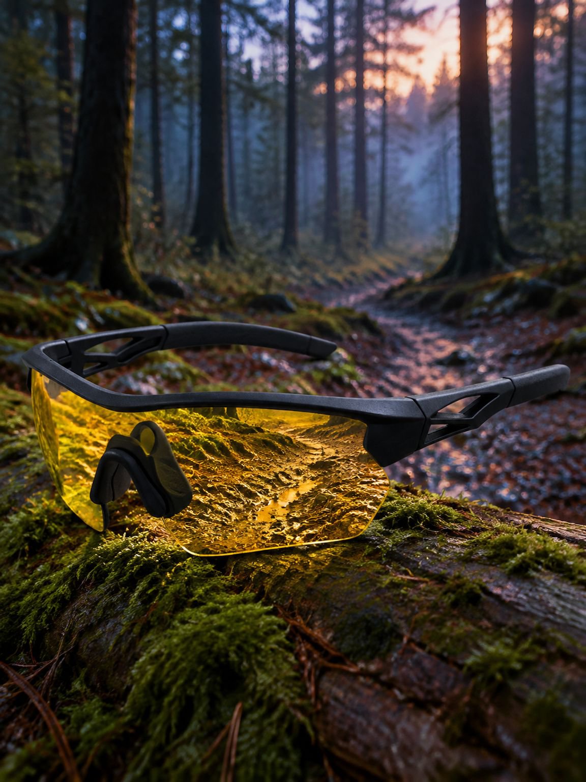 Lunettes de vélo de route protégeant les yeux du soleil et du vent