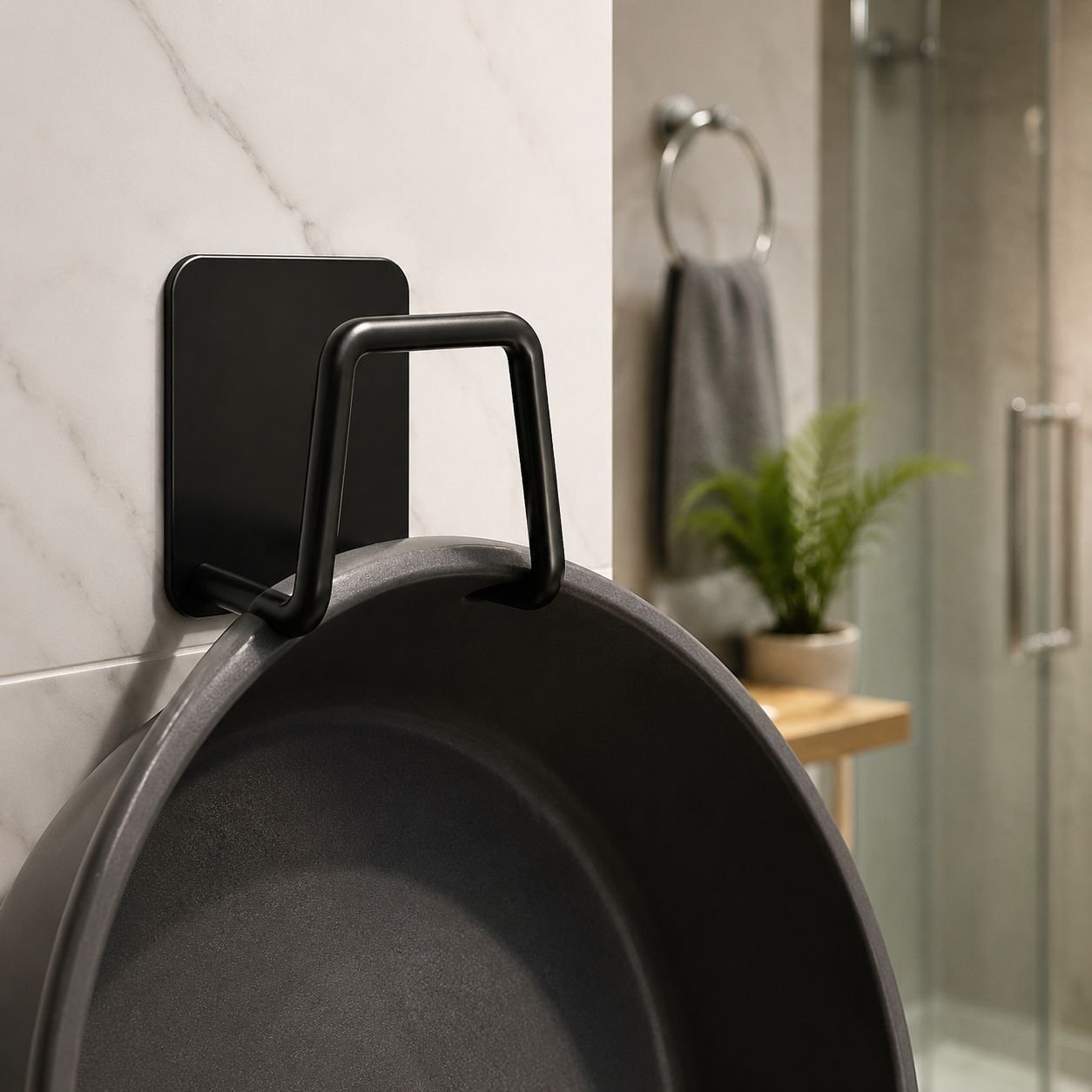 Space saving under sink storage solution