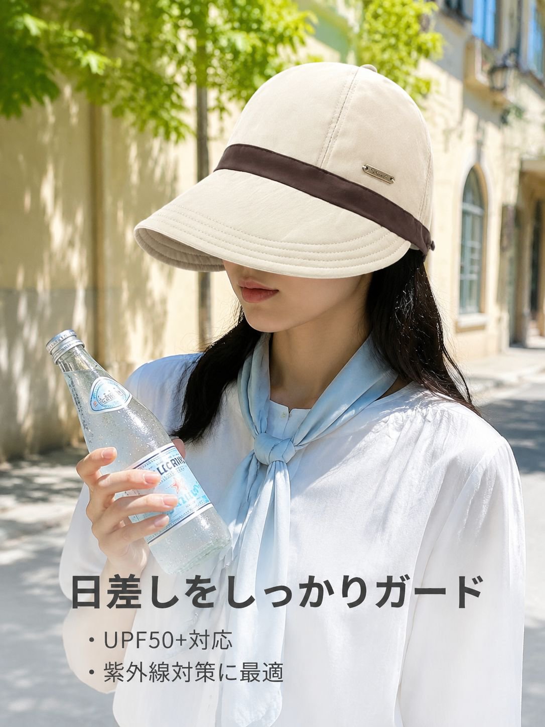 調節可能で顔を小さく見せるフィッシャーマンハット