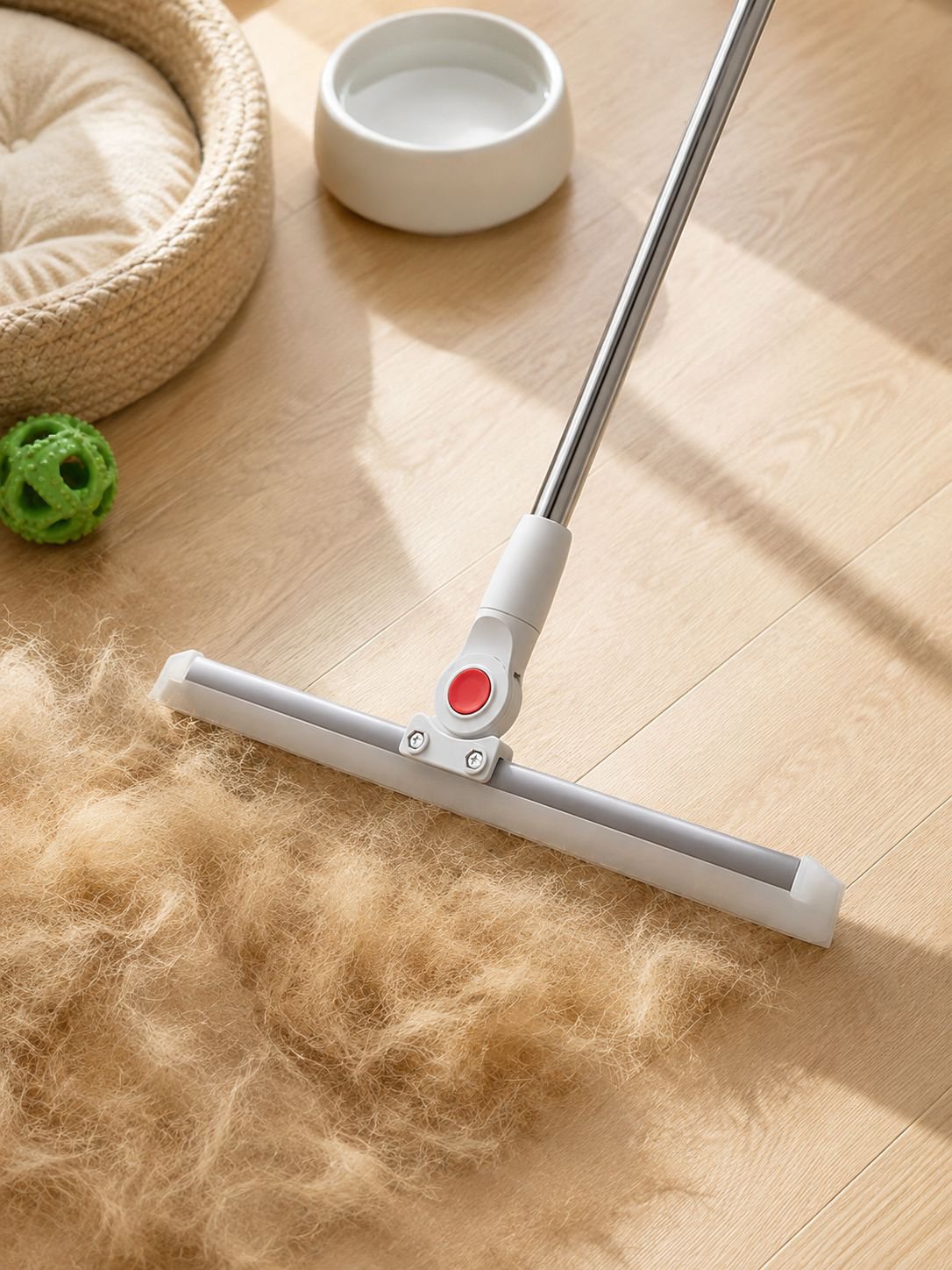 Lightweight balcony and toilet floor squeegee