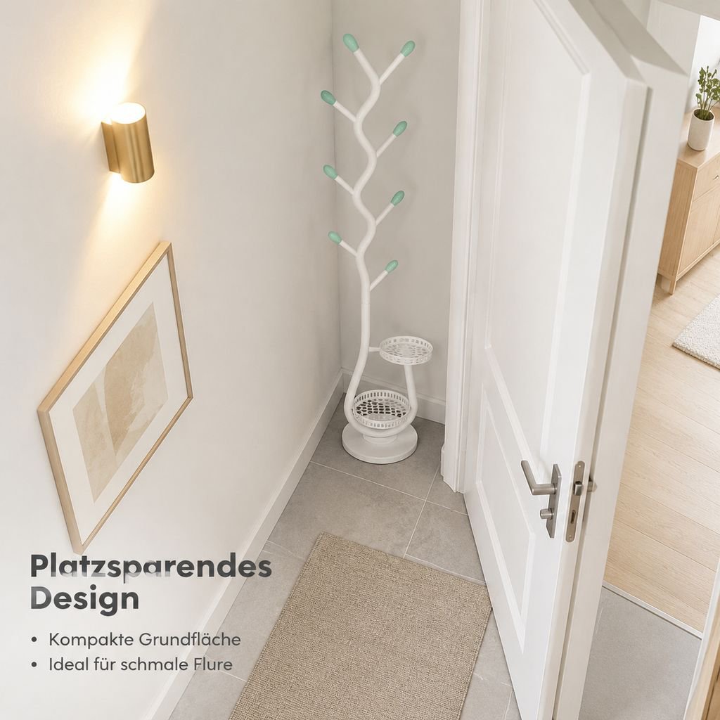 Freistehende Garderobe für Wohn- und Schlafzimmer