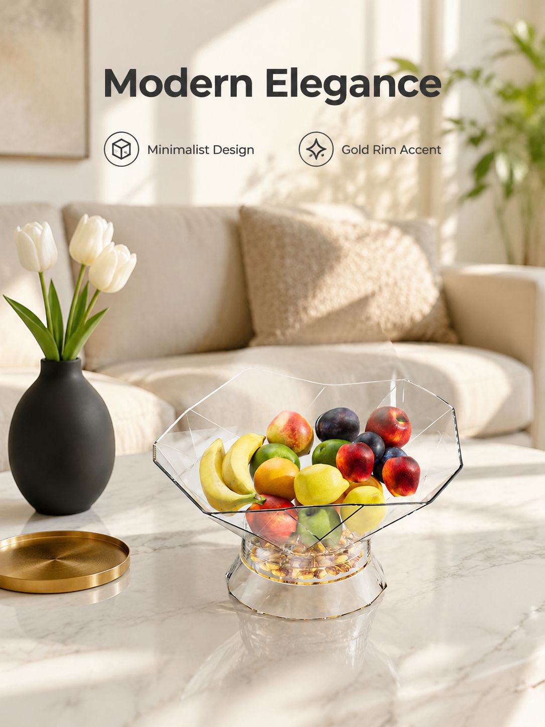 Fruit and Dessert Plate for Living Room