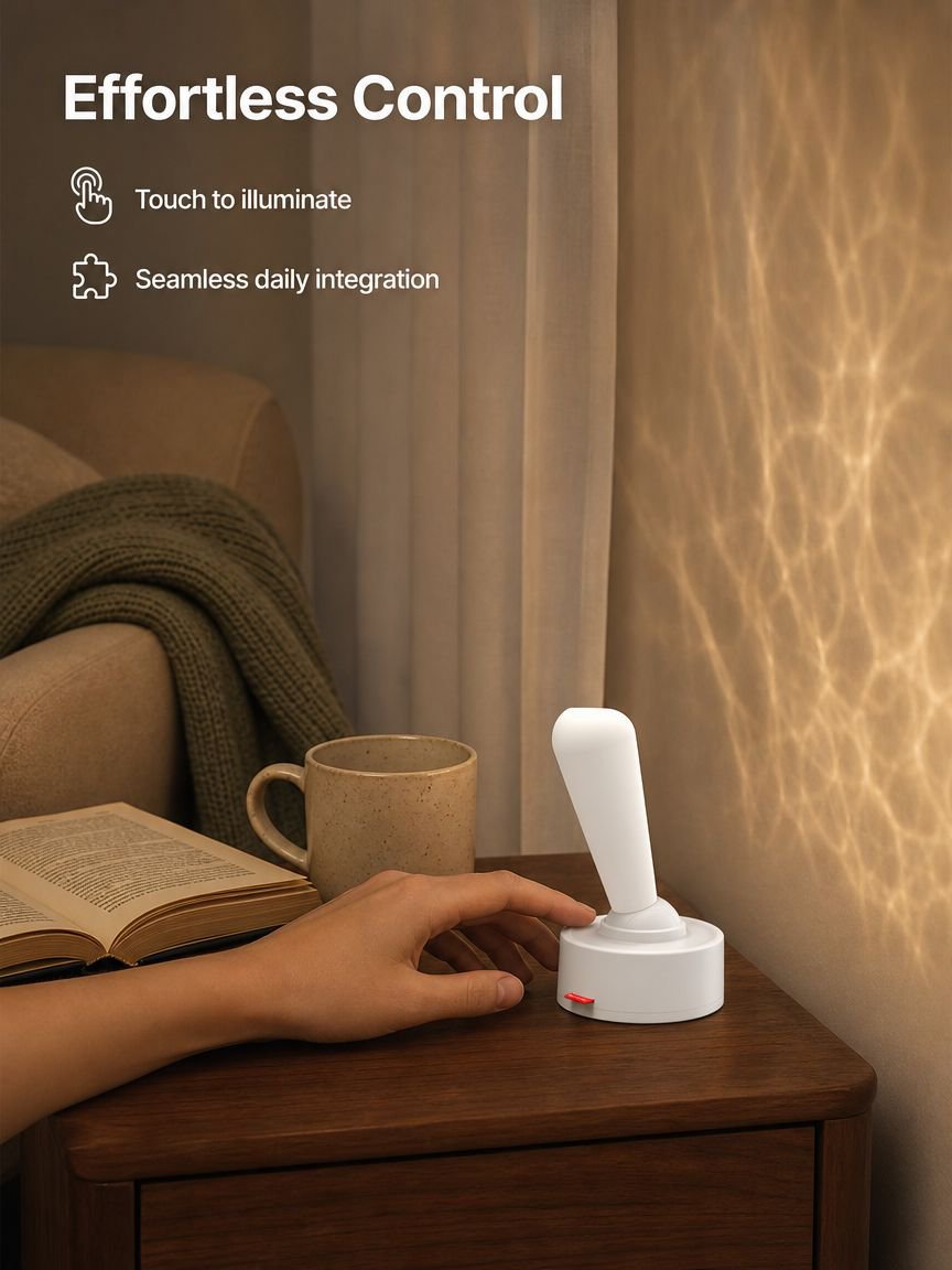 Bedroom bedside ambient light