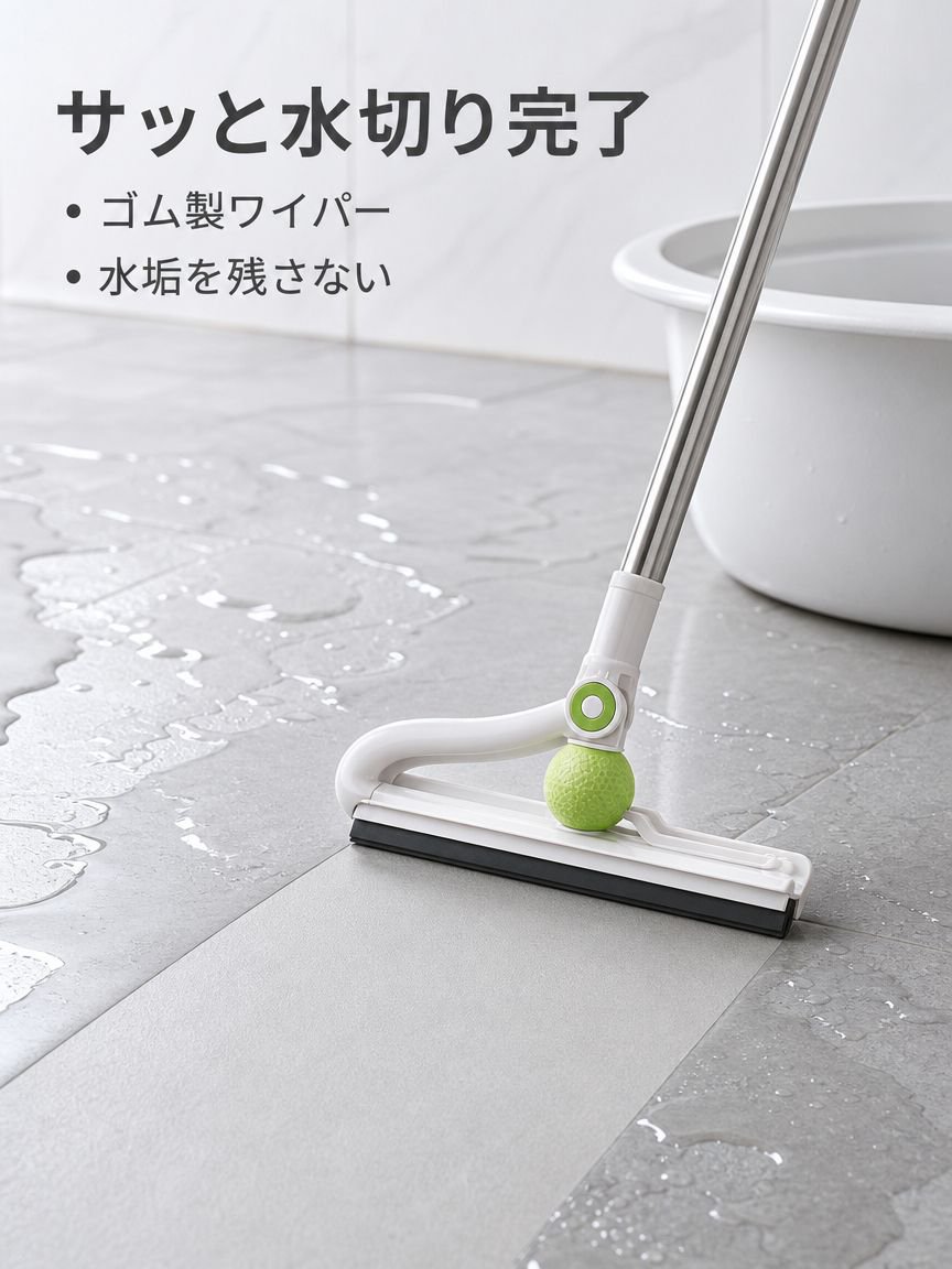 すき間専用フロア掃除ブラシ