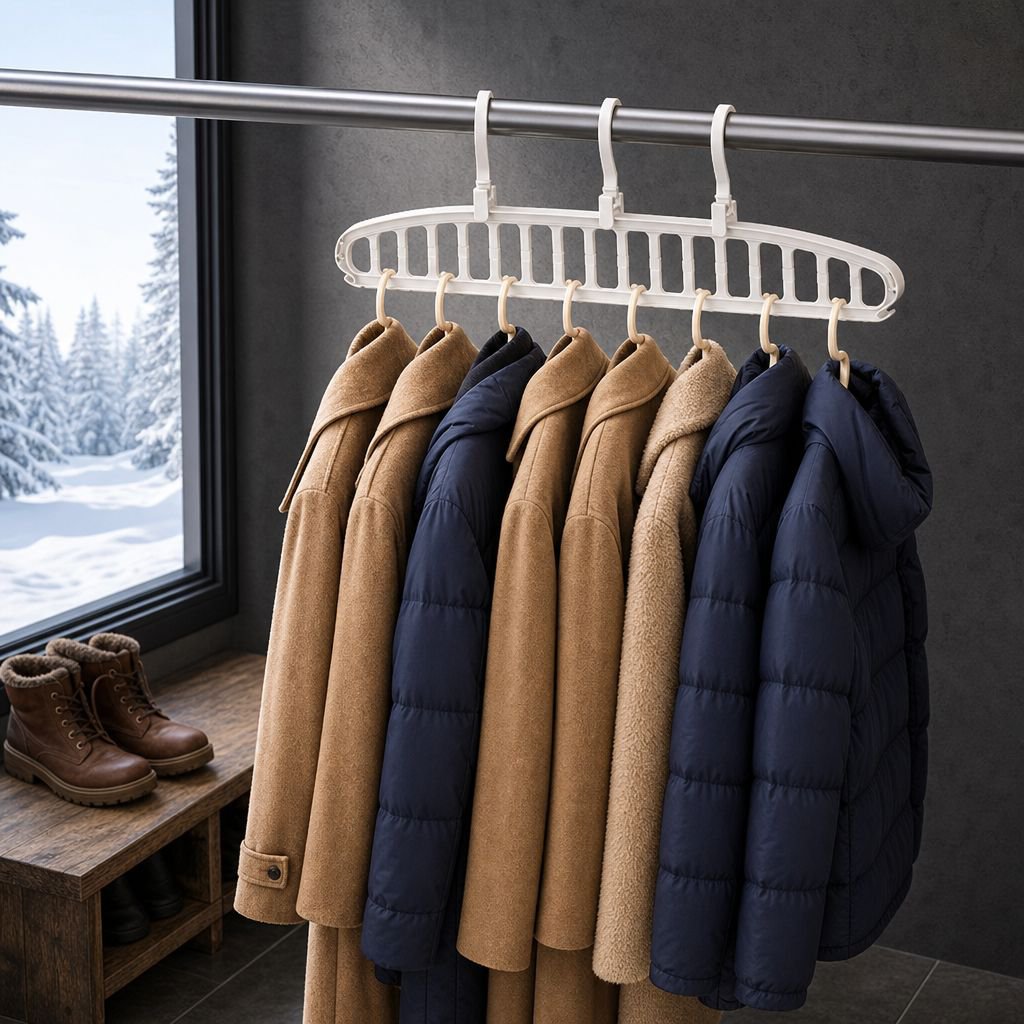 Perchero plegable para el hogar, colgador de ropa de pared con múltiples agujeros