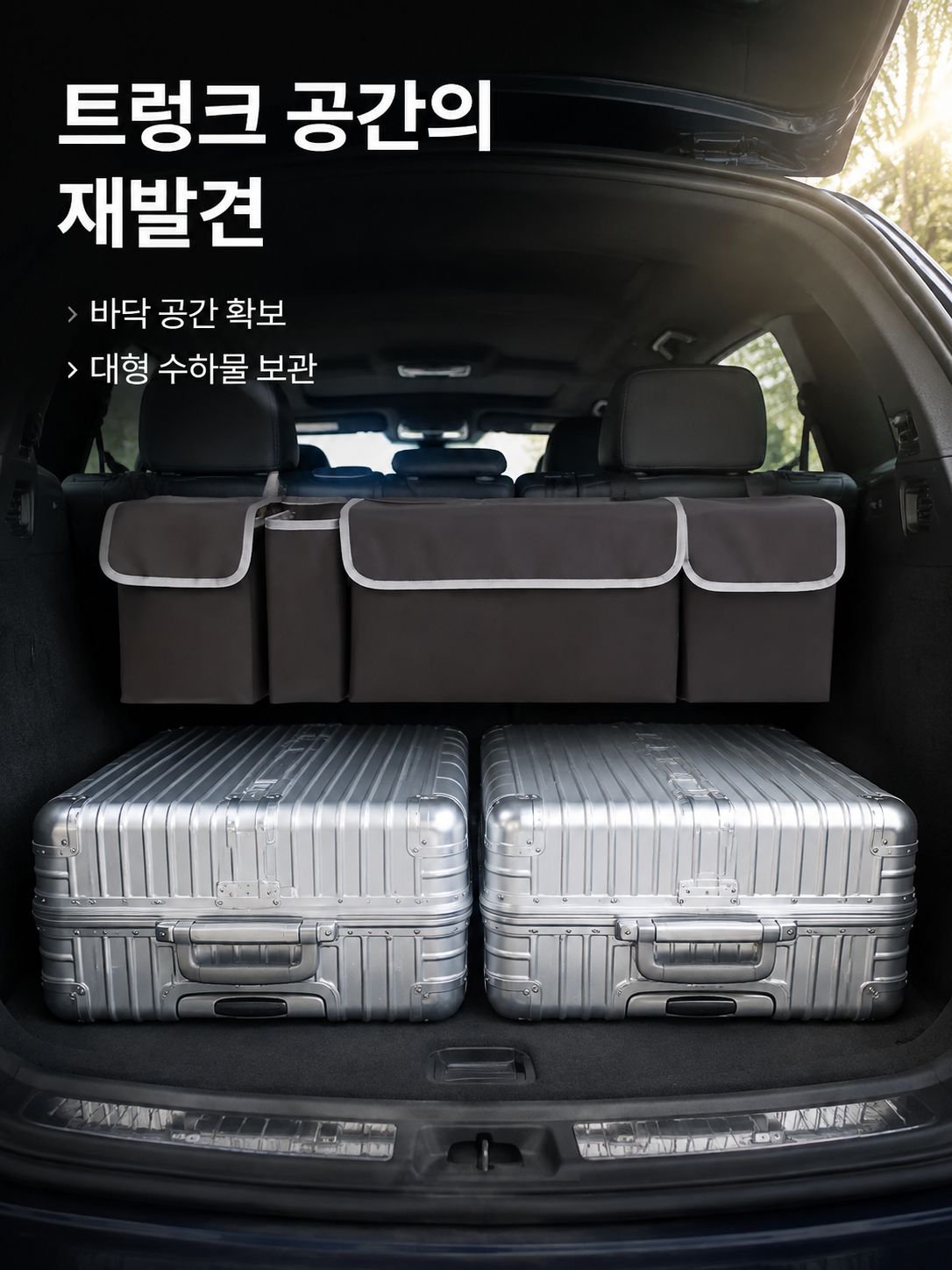 차량 트렁크 정리 수납 가방