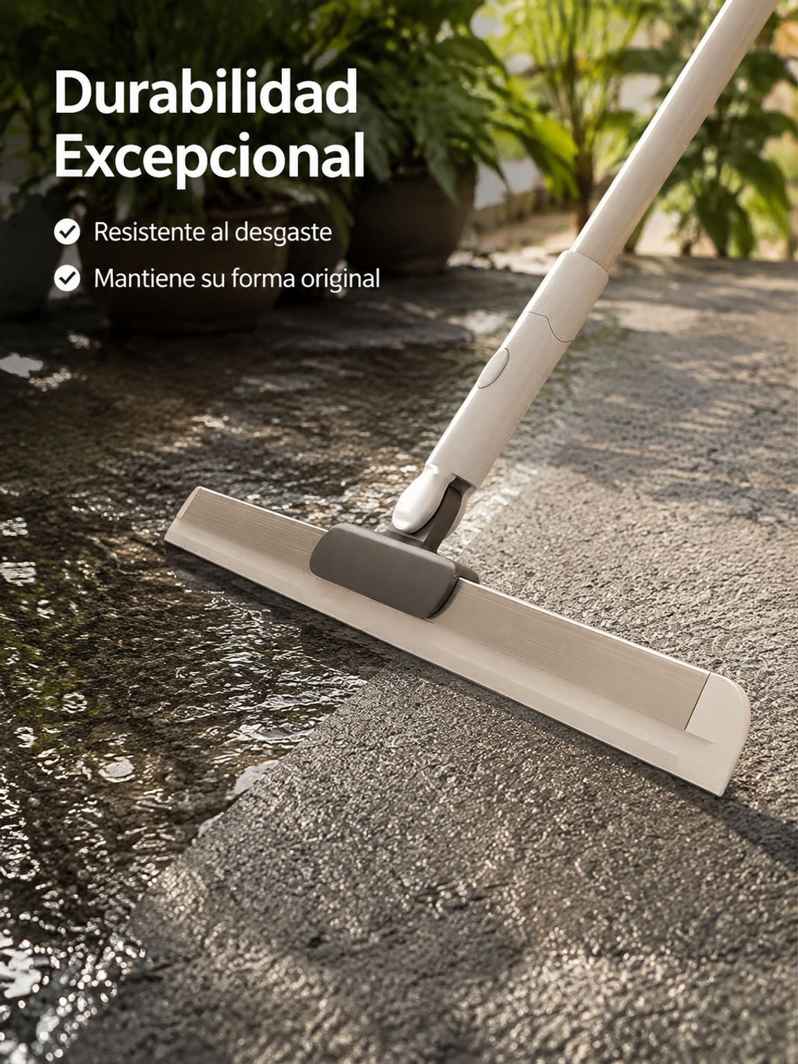 Escobilla de silicona resistente para limpieza de hogar