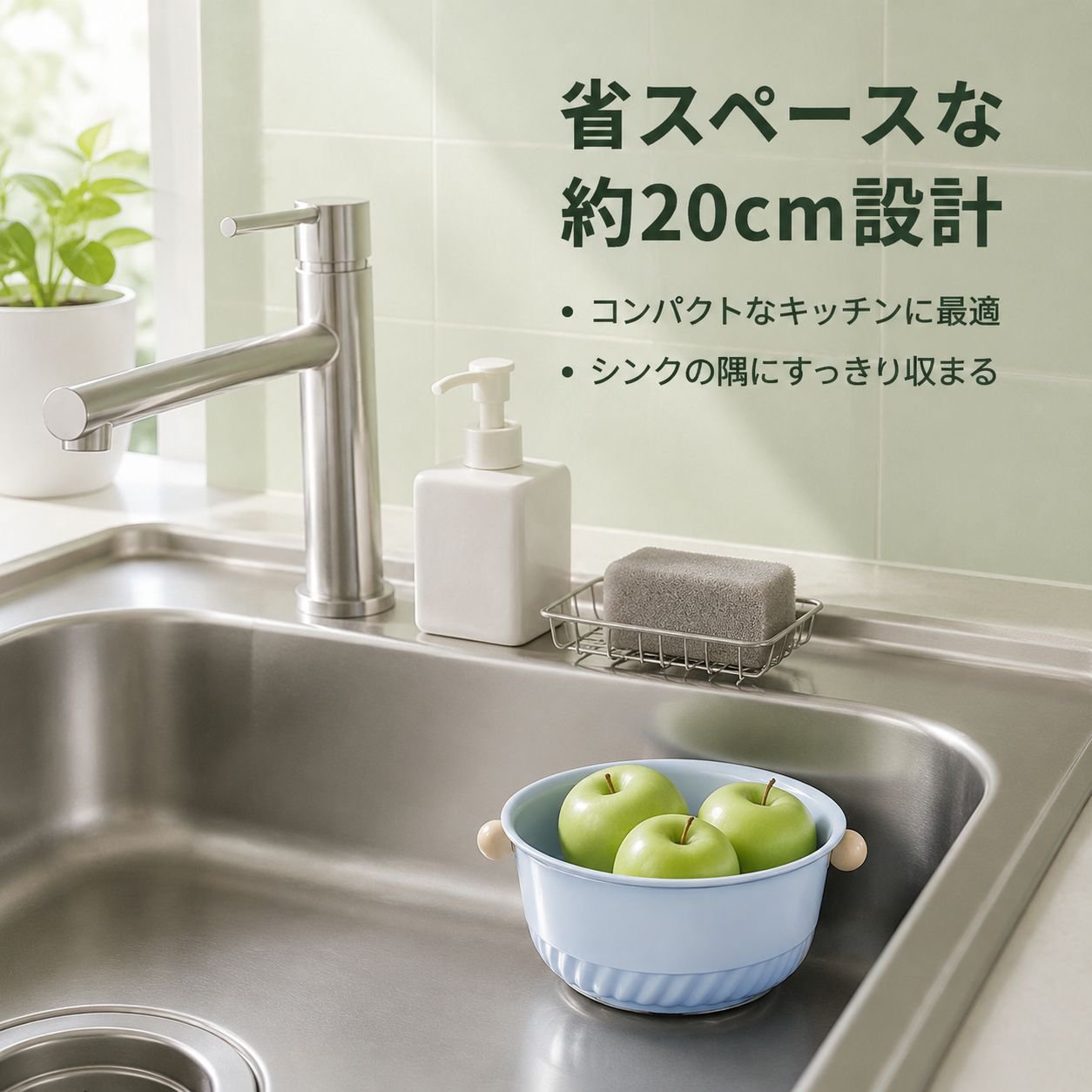 家庭用おしゃれな二層シンク
