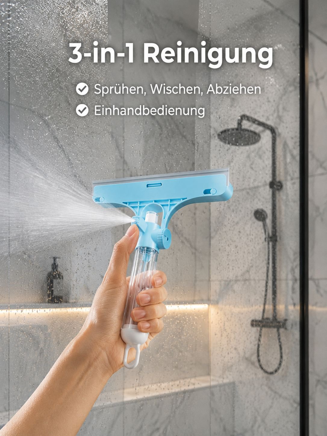 Einfach zu lagernde Wischerplatte